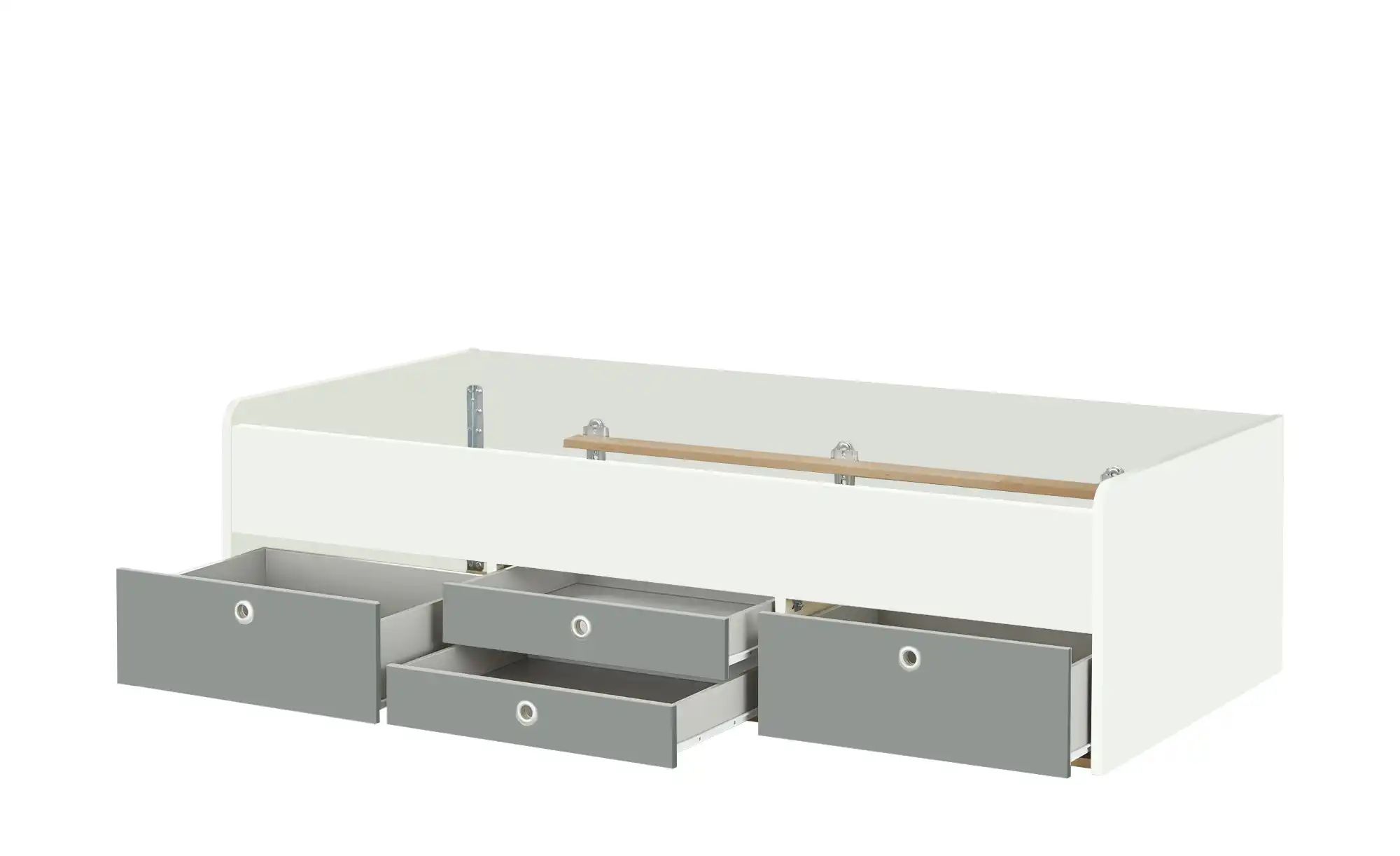 Thumbnail - Schubkastenbett  Grow Up ¦ weiß ¦ Maße (cm): B: 127 H: 54,5 Betten > Bettgestelle - Höffner