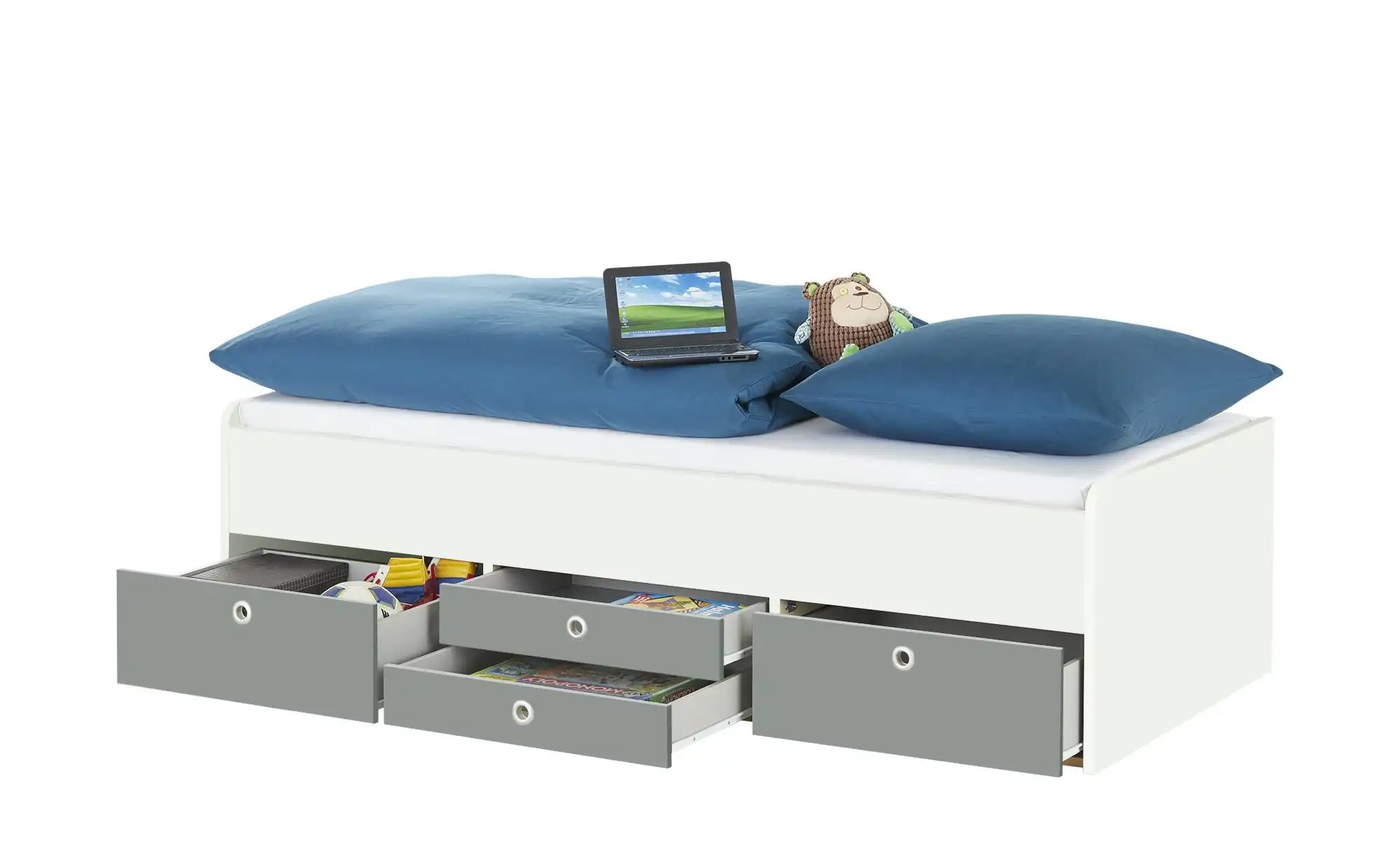 Thumbnail - Schubkastenbett  Grow Up ¦ weiß ¦ Maße (cm): B: 127 H: 54,5 Betten > Bettgestelle - Höffner