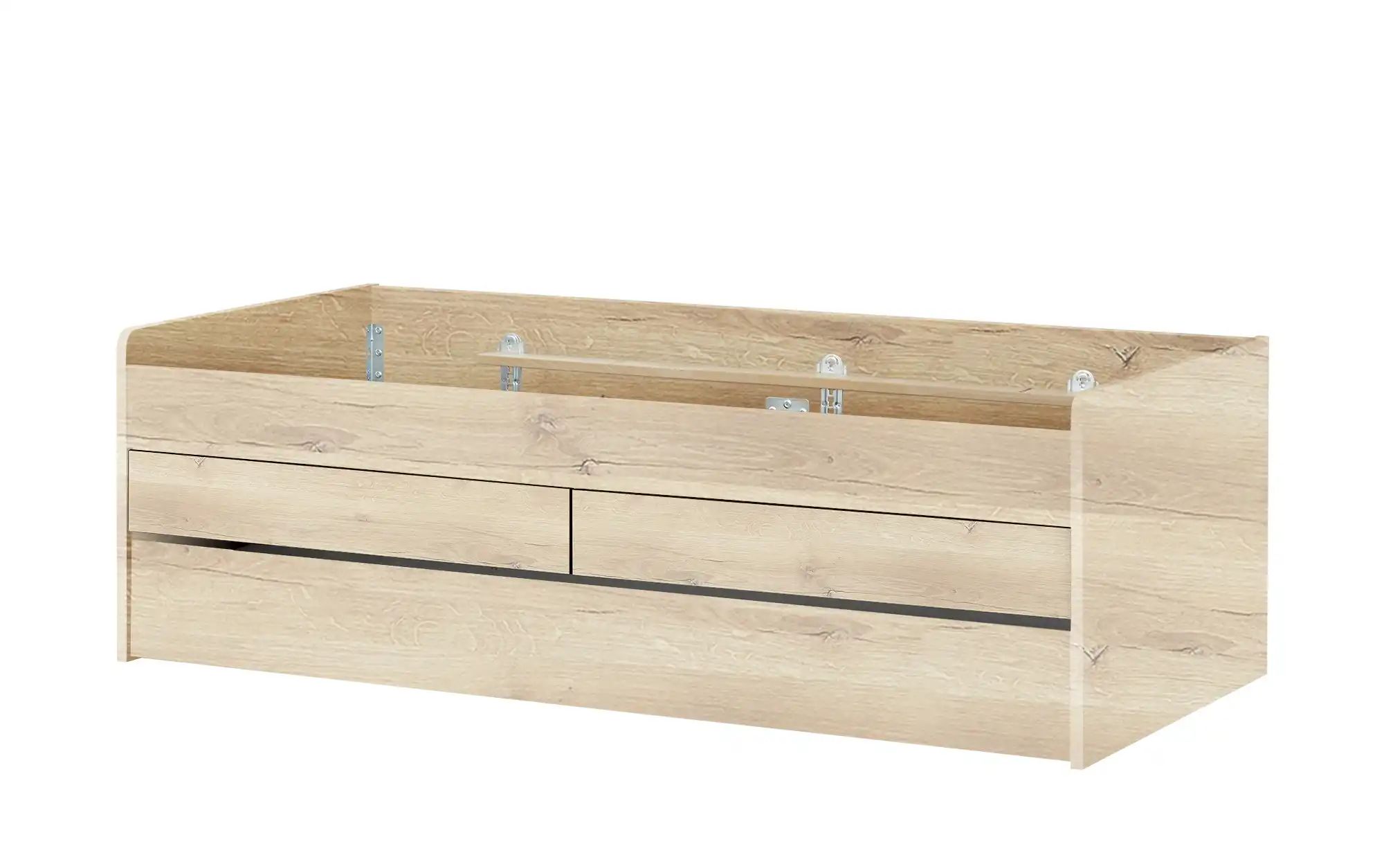 Duobett mit Stauraum Grow Up | Risseiche (Nachbildung), 90x200 cm