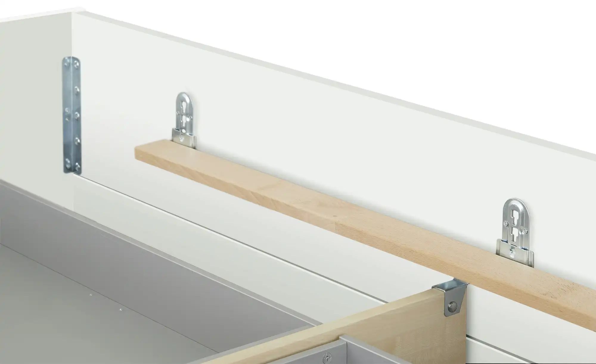 Duobett mit Stauraum  Grow Up ¦ weiß ¦ Maße (cm): B: 127 H: 66 Betten > Kom günstig online kaufen