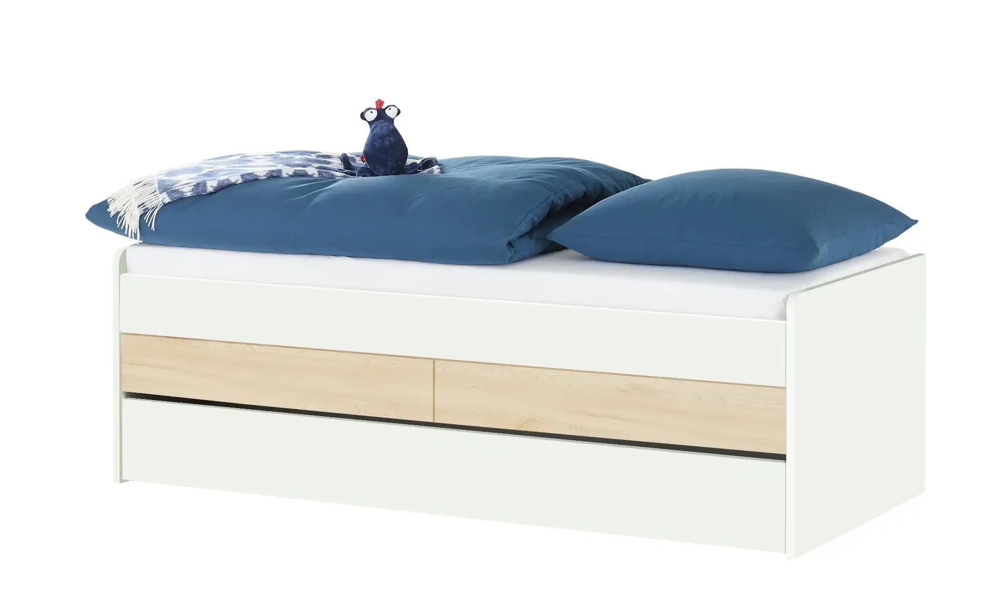 Duobett mit Stauraum  Grow Up ¦ weiß ¦ Maße (cm): B: 127 H: 66 Betten > Kom günstig online kaufen