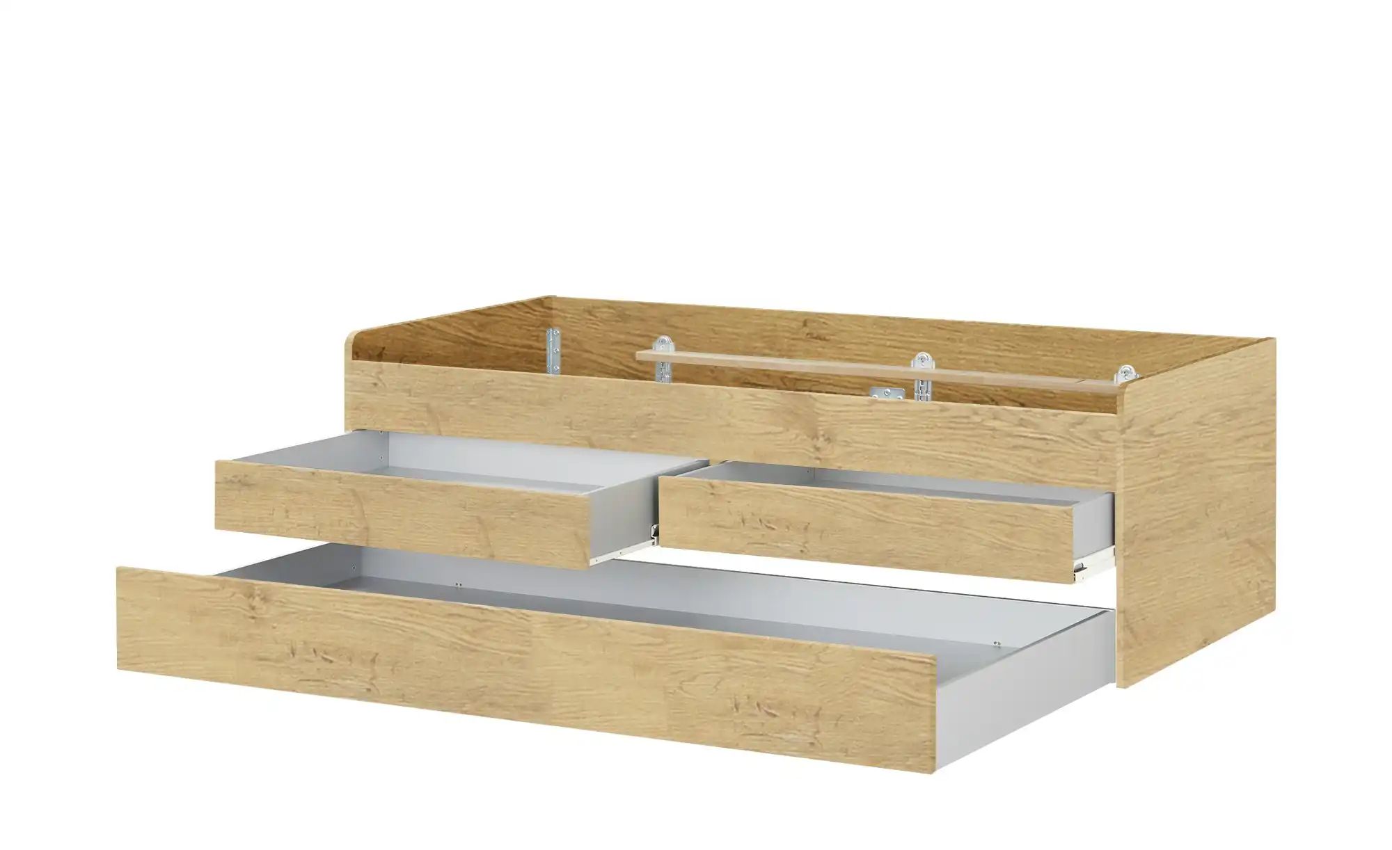 Thumbnail - Duobett mit Stauraum  Grow Up ¦ holzfarben ¦ Maße (cm): B: 127 H: 66 Betten > Bettgestelle - Höffner