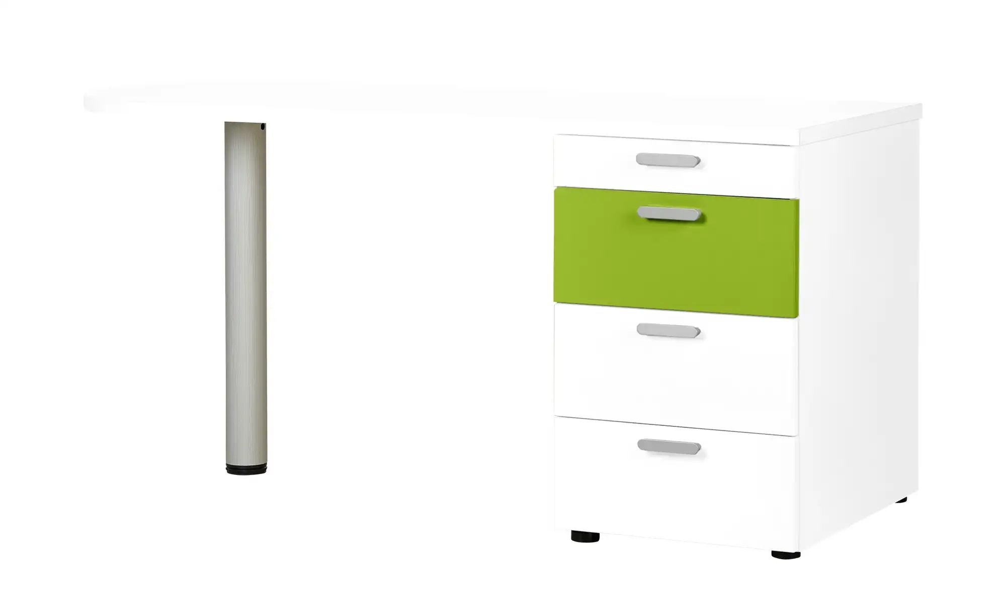 Schreibtisch  Maddox ¦ weiß ¦ Maße (cm): B: 156 H: 73 T: 61.0 Kindermöbel > günstig online kaufen