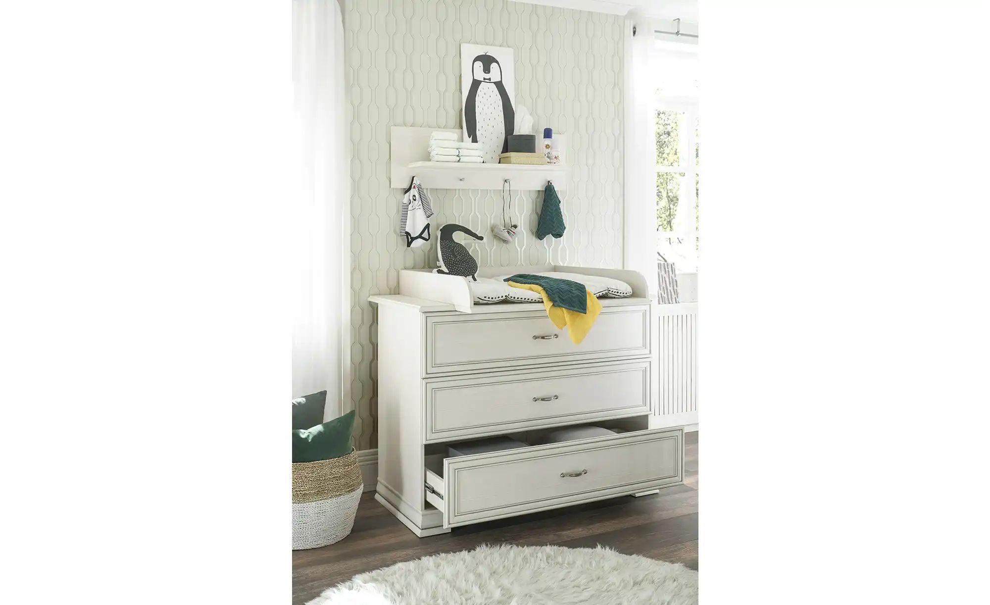 Wandboard  Venedig ¦ weiß ¦ Maße (cm): B: 99 H: 30 T: 19.0 Regale > Wandboa günstig online kaufen