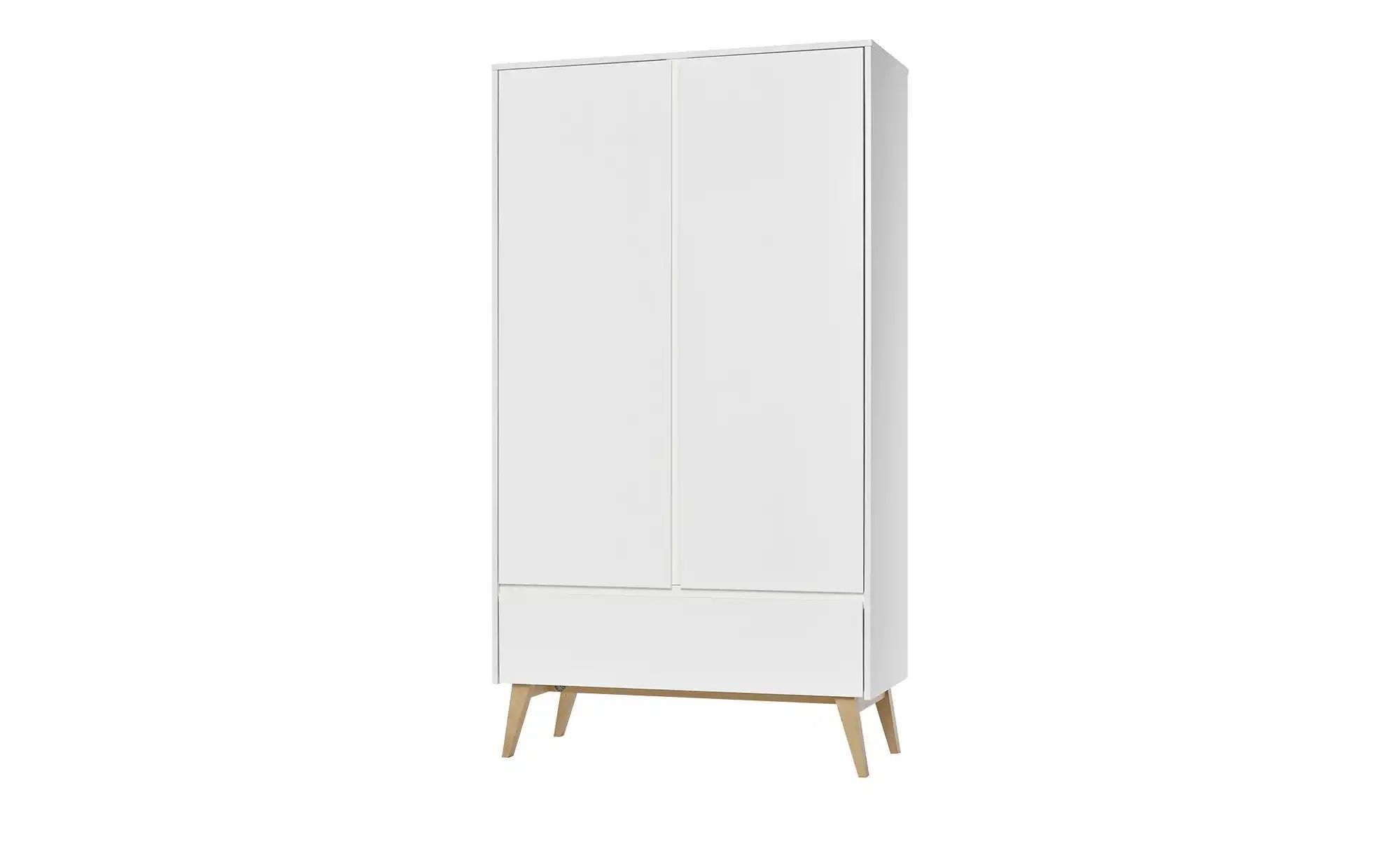 Kleiderschrank  Swing ¦ weiß ¦ Maße (cm): B: 100 H: 199,5 T: 52,5 Baby > Ba günstig online kaufen