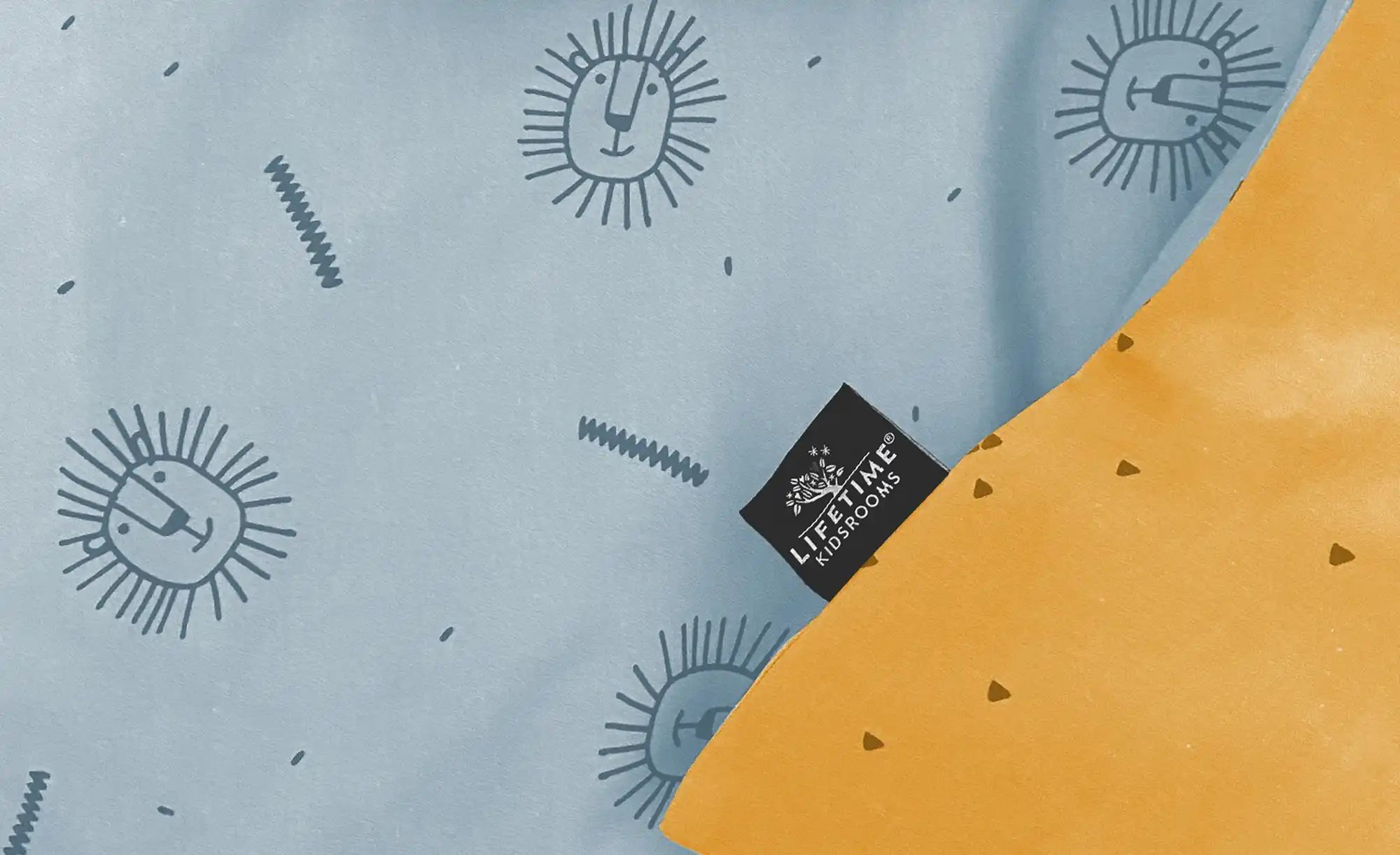 Lifetime Bettwäsche  Lions ¦ orange ¦ Maße (cm): B: 200 T: 140.0 Bettwaren günstig online kaufen