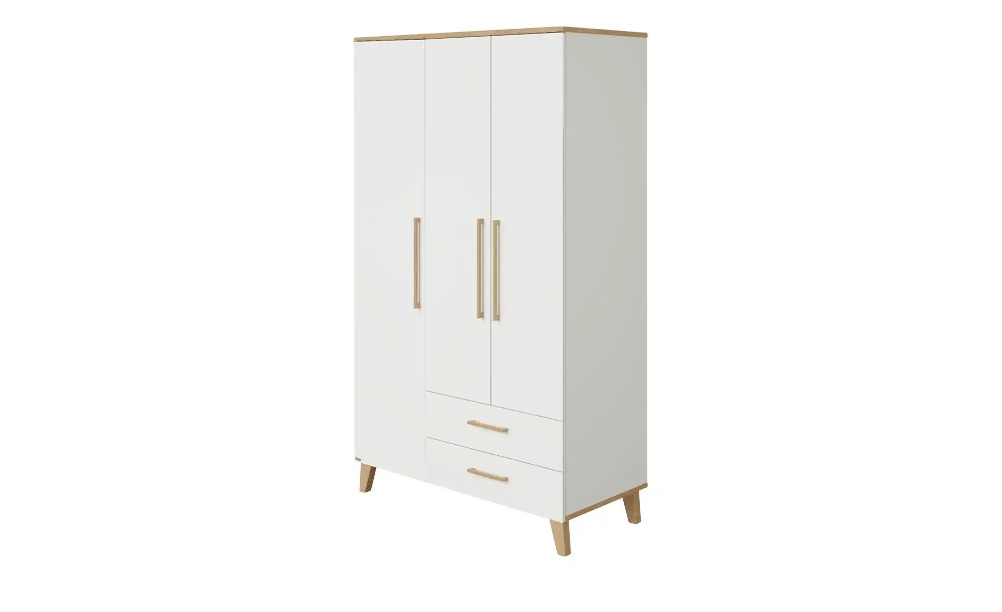 PAIDI Kleiderschrank  Oscar ¦ weiß ¦ Maße (cm): B: 123,5 H: 206 T: 55.9 Bab günstig online kaufen