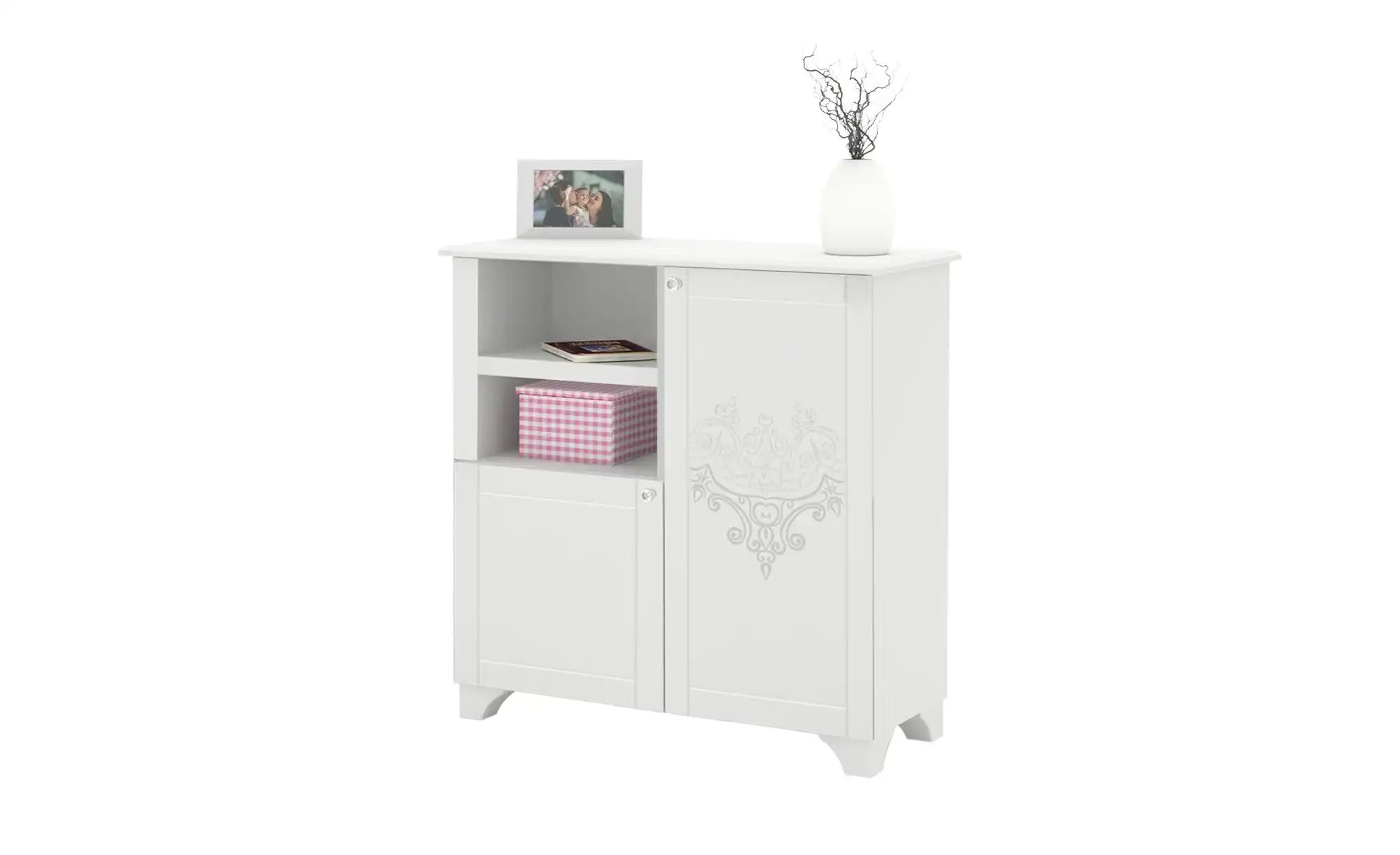 Kommode  Boho ¦ weiß ¦ Maße (cm): B: 104 H: 104 T: 44 Kommoden & Sideboards günstig online kaufen