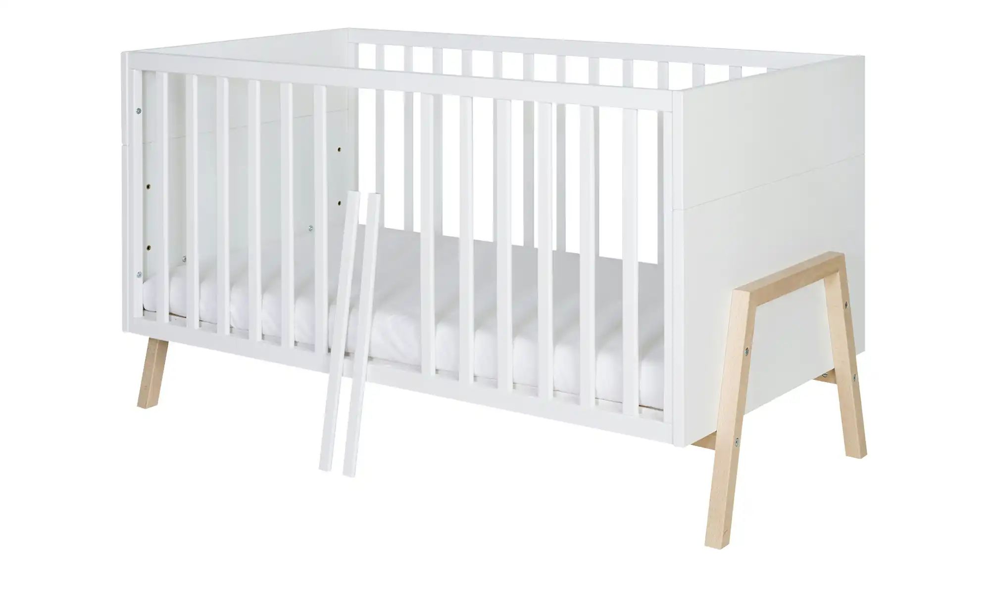 Kinderbett  Holly Nature ¦ weiß ¦ Maße (cm): B: 77 H: 86,5 Baby > Babymöbel günstig online kaufen