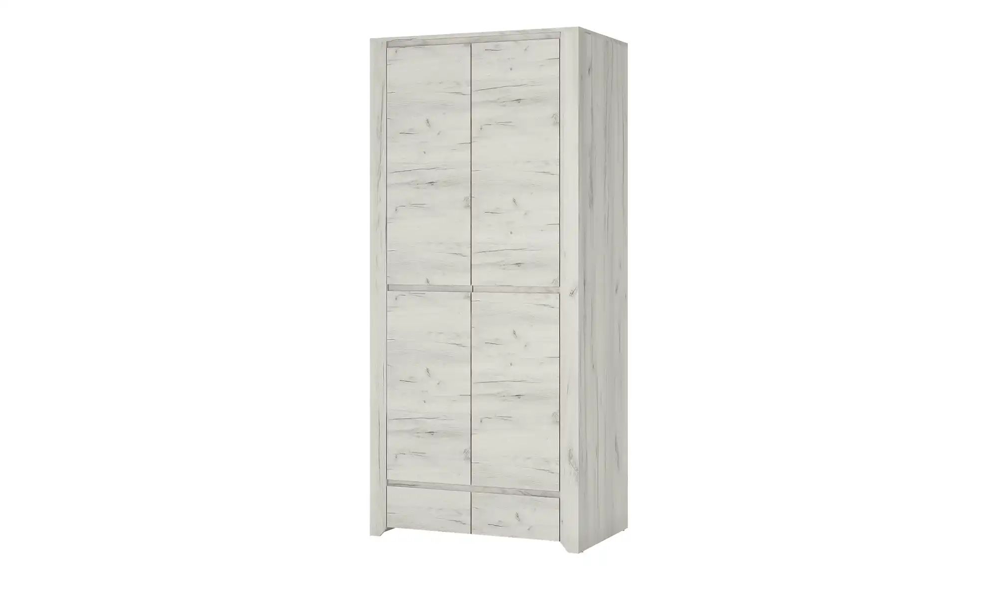 Kleiderschrank  Angel ¦ weiß ¦ Maße (cm): B: 84 H: 190,5 T: 58,2 Schränke > günstig online kaufen