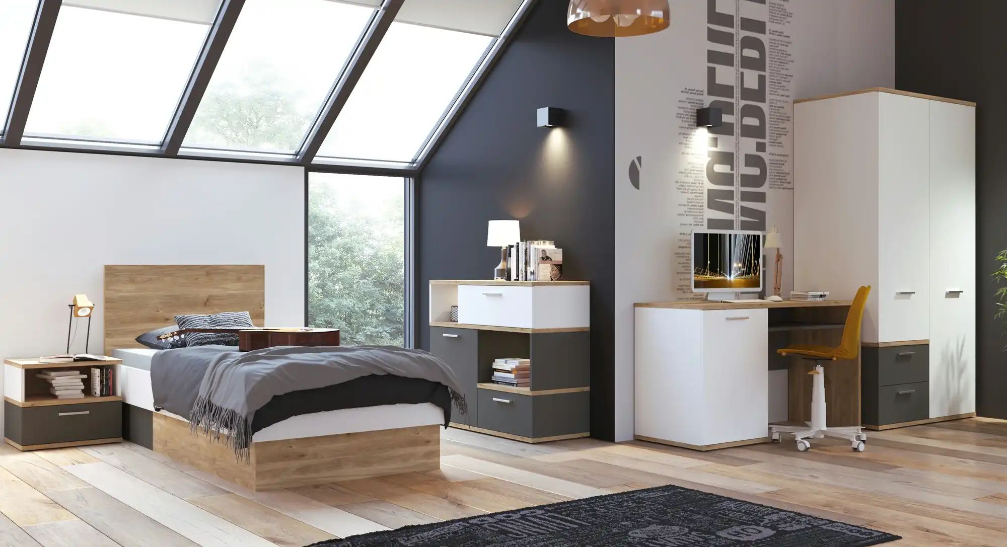 Kommode  Twenty ¦ grau ¦ Maße (cm): B: 100 H: 86 T: 40.0 Kommoden & Sideboa günstig online kaufen