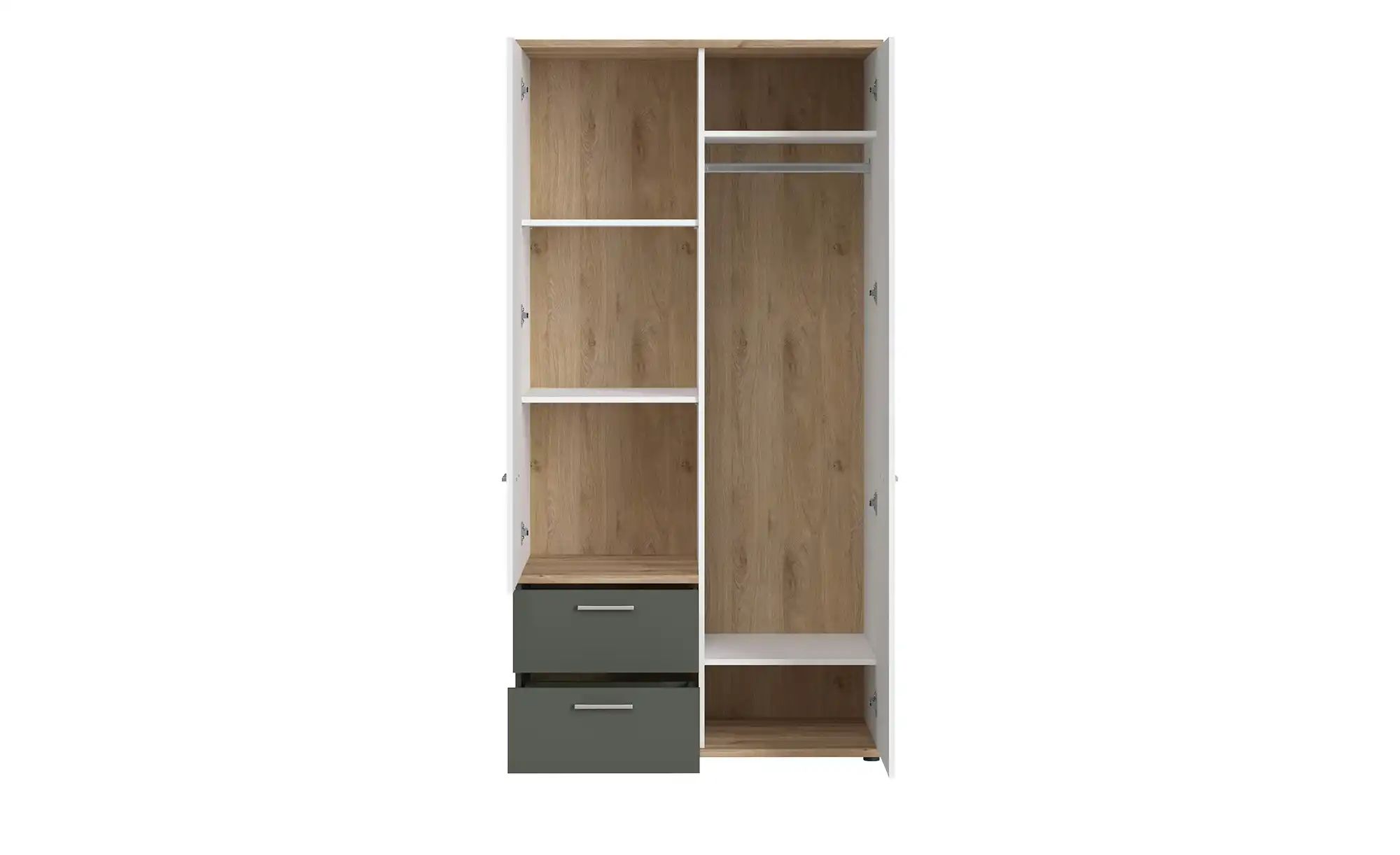 Kleiderschrank  Twenty ¦ weiß ¦ Maße (cm): B: 100 H: 196 T: 60 Schränke > K günstig online kaufen