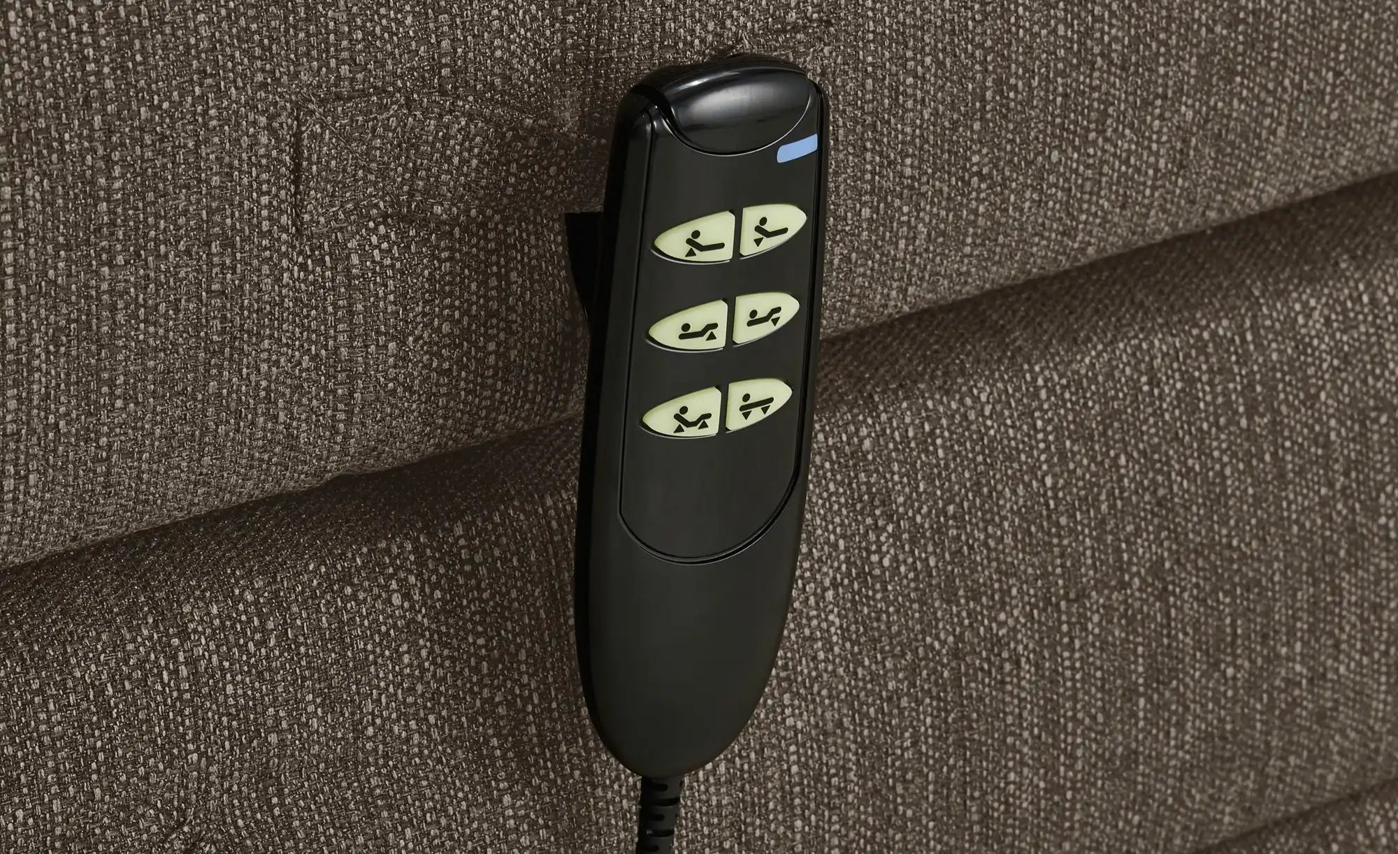 uno Motor-Boxspringbett  Manolo ¦ braun ¦ Maße (cm): B: 202 H: 112 Betten > günstig online kaufen