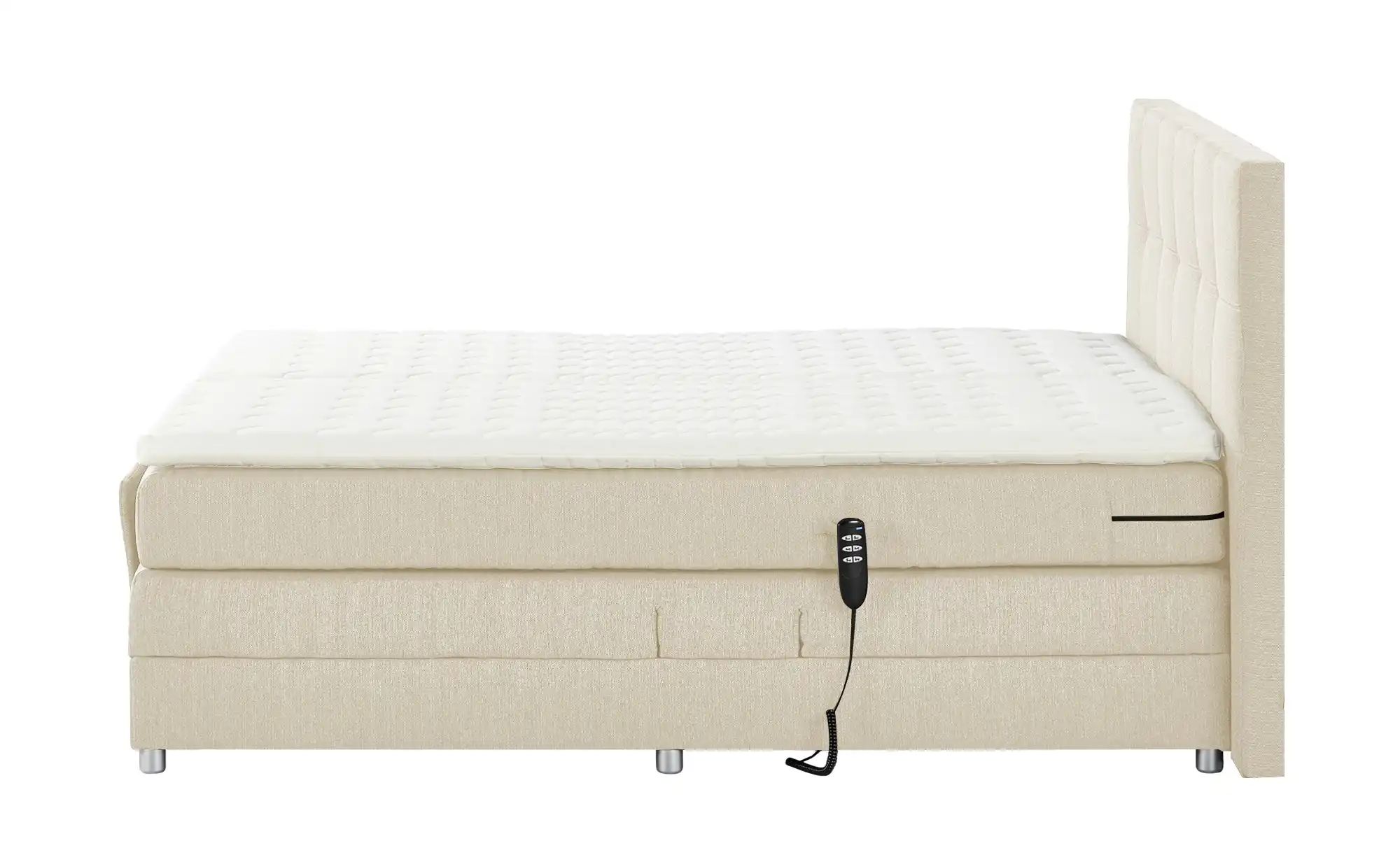 uno Motor-Boxspringbett  Manolo ¦ creme ¦ Maße (cm): B: 202 H: 112 Betten > günstig online kaufen