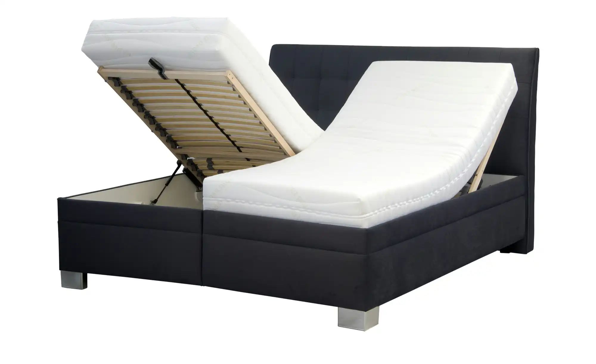 Polsterbett  Newsells ¦ grau ¦ Maße (cm): B: 188 H: 124 Betten > Polsterbet günstig online kaufen