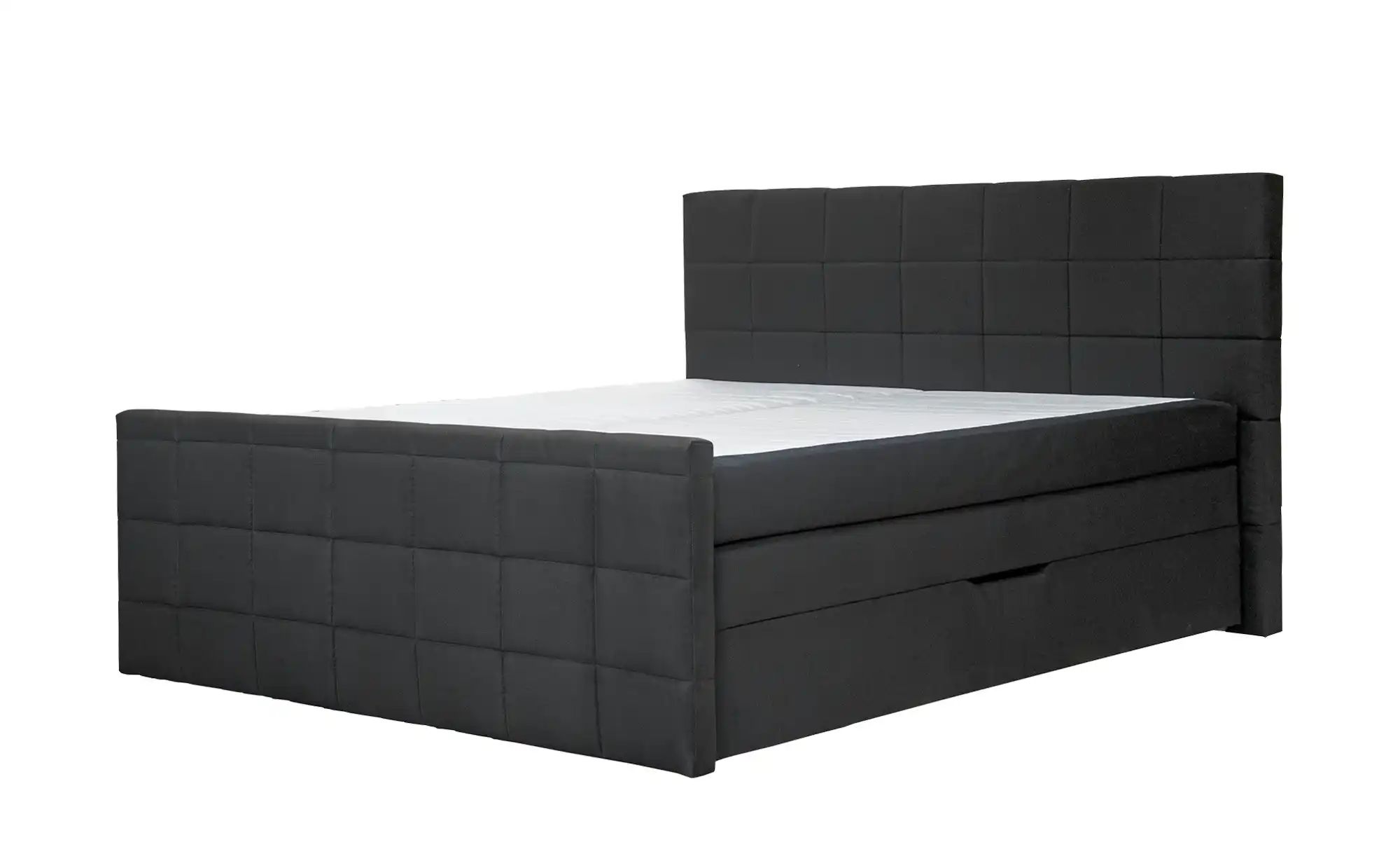 Boxspringbett  Vito ¦ grau ¦ Maße (cm): B: 193 H: 117 Betten > Boxspringbet günstig online kaufen