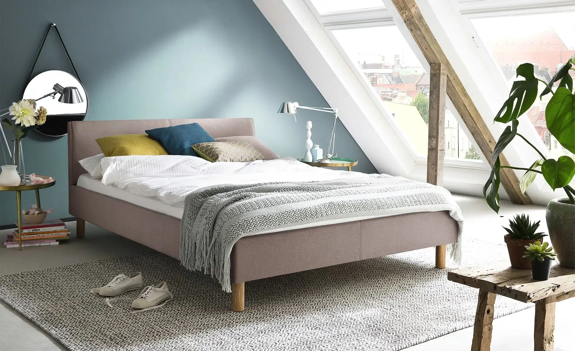 Polsterbett Rosa Bromley ¦ rosa/pink ¦ Maße (cm): B: 145 H: 76 Betten > Pol günstig online kaufen