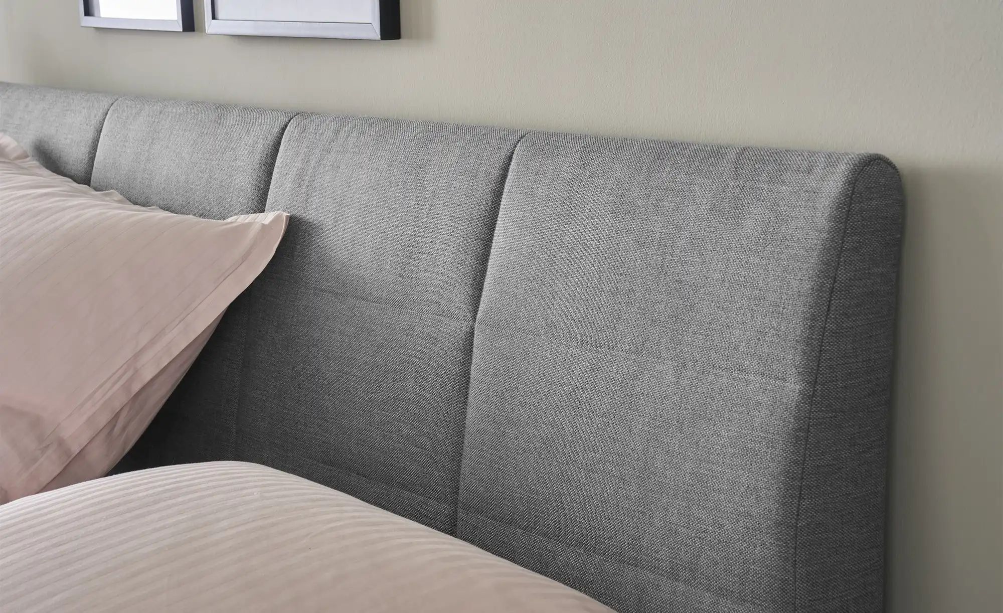 Boxspringbett mit Bettkasten und Topper Baron ¦ grau ¦ Maße (cm): B: 188 H: günstig online kaufen