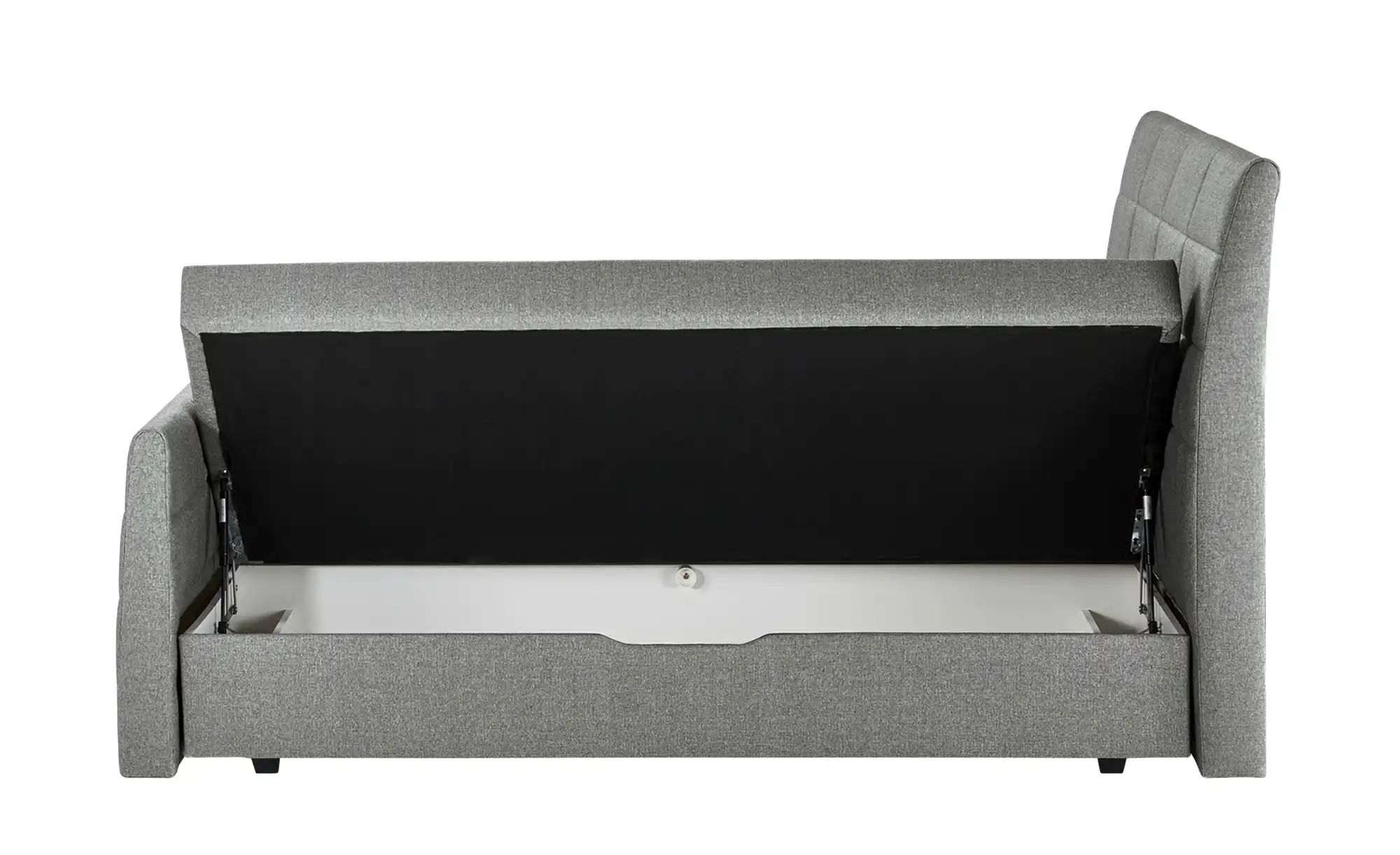 Thumbnail - Boxspringbett mit Bettkasten und Topper Baron ¦ grau ¦ Maße (cm): B: 168 H: 124 Betten > Boxspringbetten - Höffner