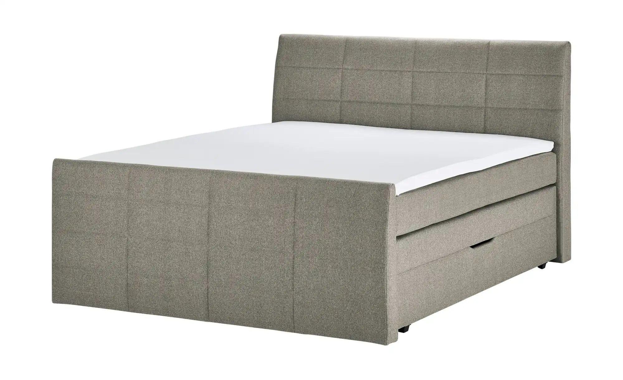 Thumbnail - Boxspringbett mit Bettkasten und Topper Baron ¦ beige ¦ Maße (cm): B: 168 H: 124 Betten > Boxspringbetten - Höffner