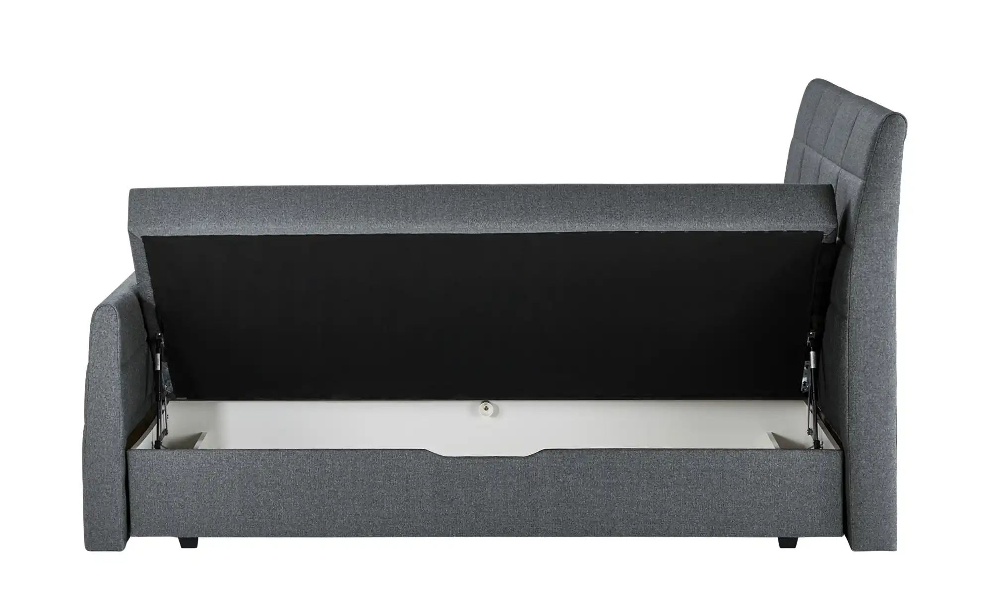 Thumbnail - Boxspringbett mit Bettkasten und Topper Baron ¦ grau ¦ Maße (cm): B: 168 H: 124 Betten > Boxspringbetten - Höffner