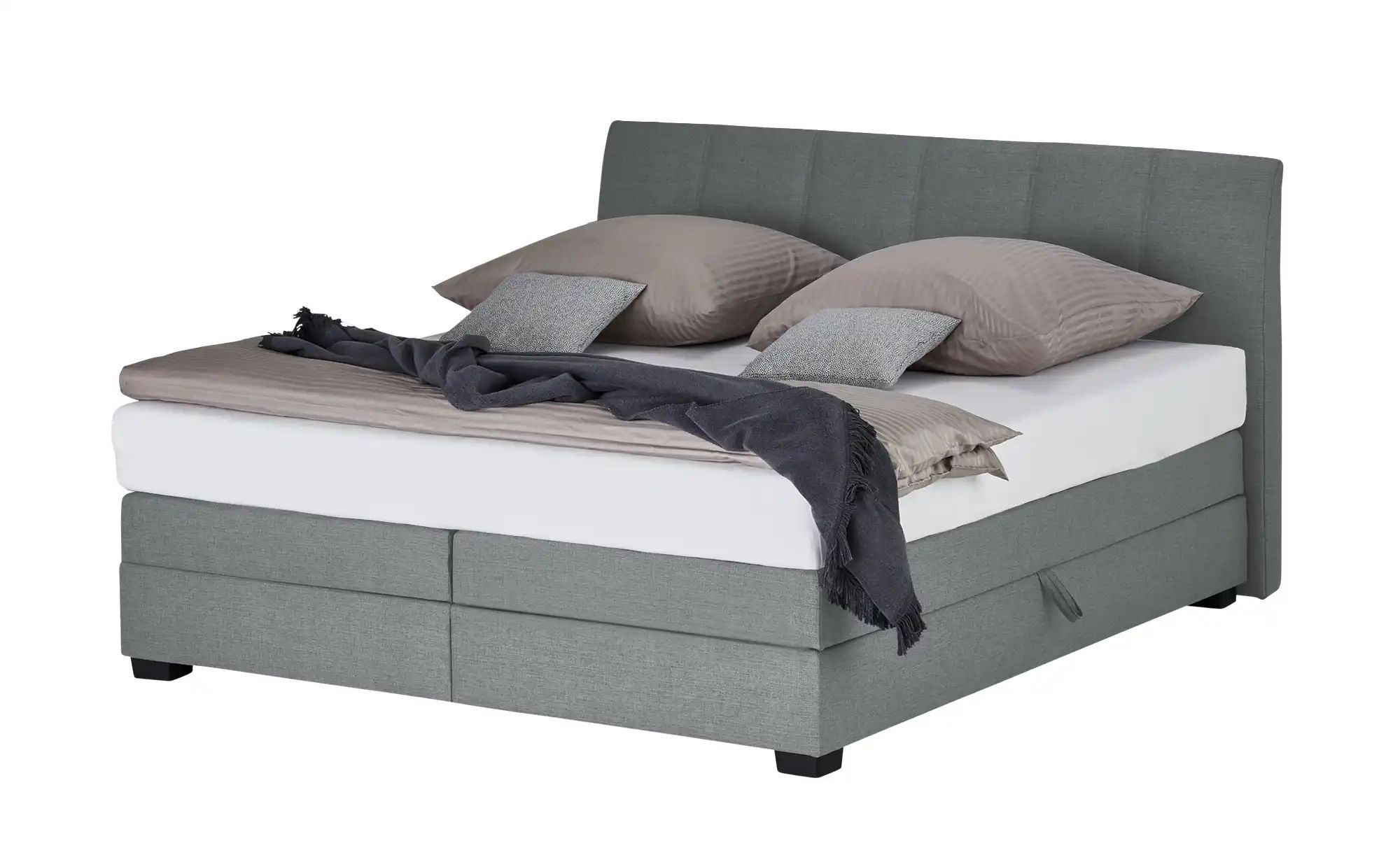 vanDoorn Boxspringbett  Chiara ¦ grau ¦ Maße (cm): B: 192 H: 107 Betten > B günstig online kaufen