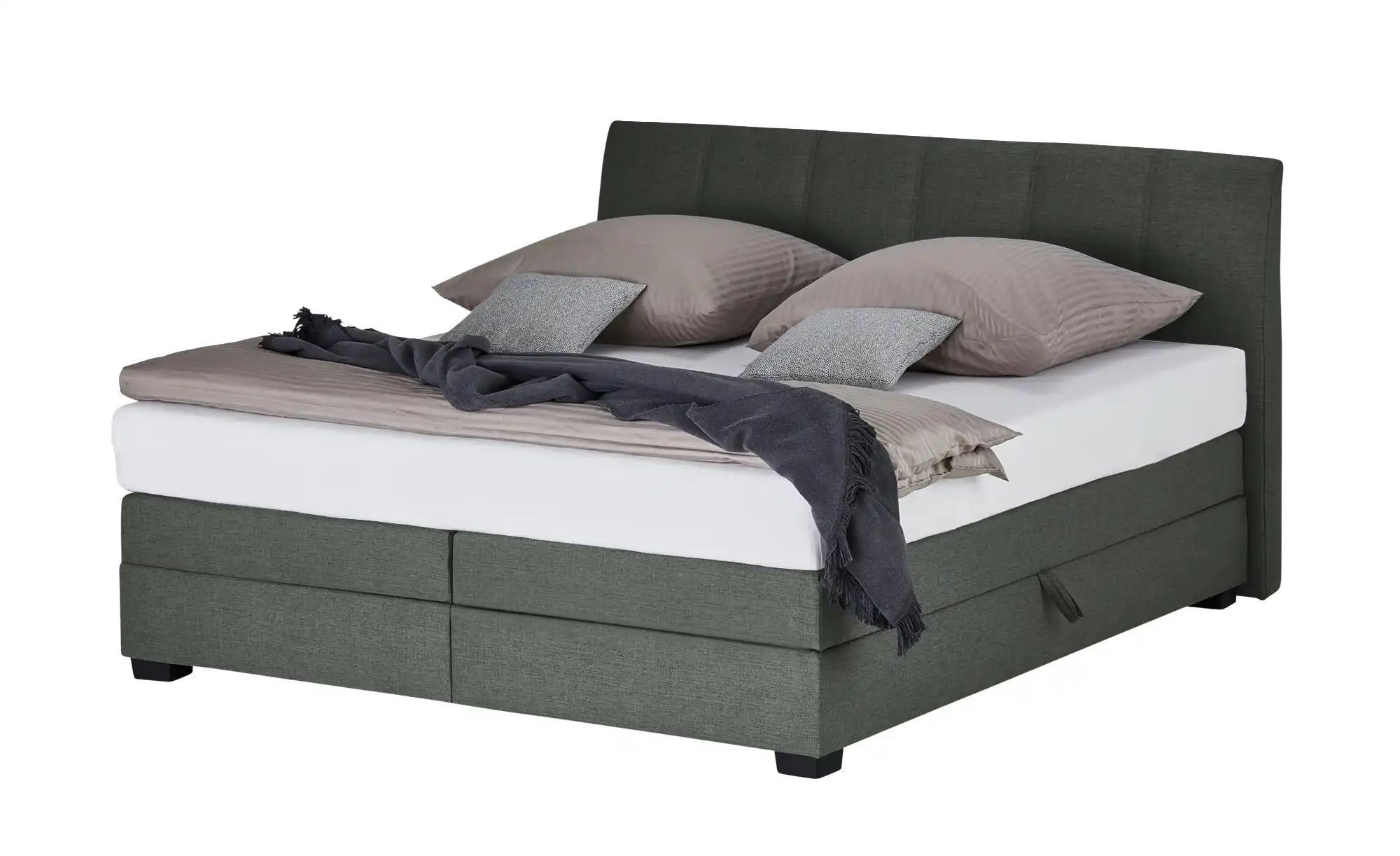 vanDoorn Boxspringbett  Chiara ¦ grau ¦ Maße (cm): B: 212 H: 107 Betten > B günstig online kaufen