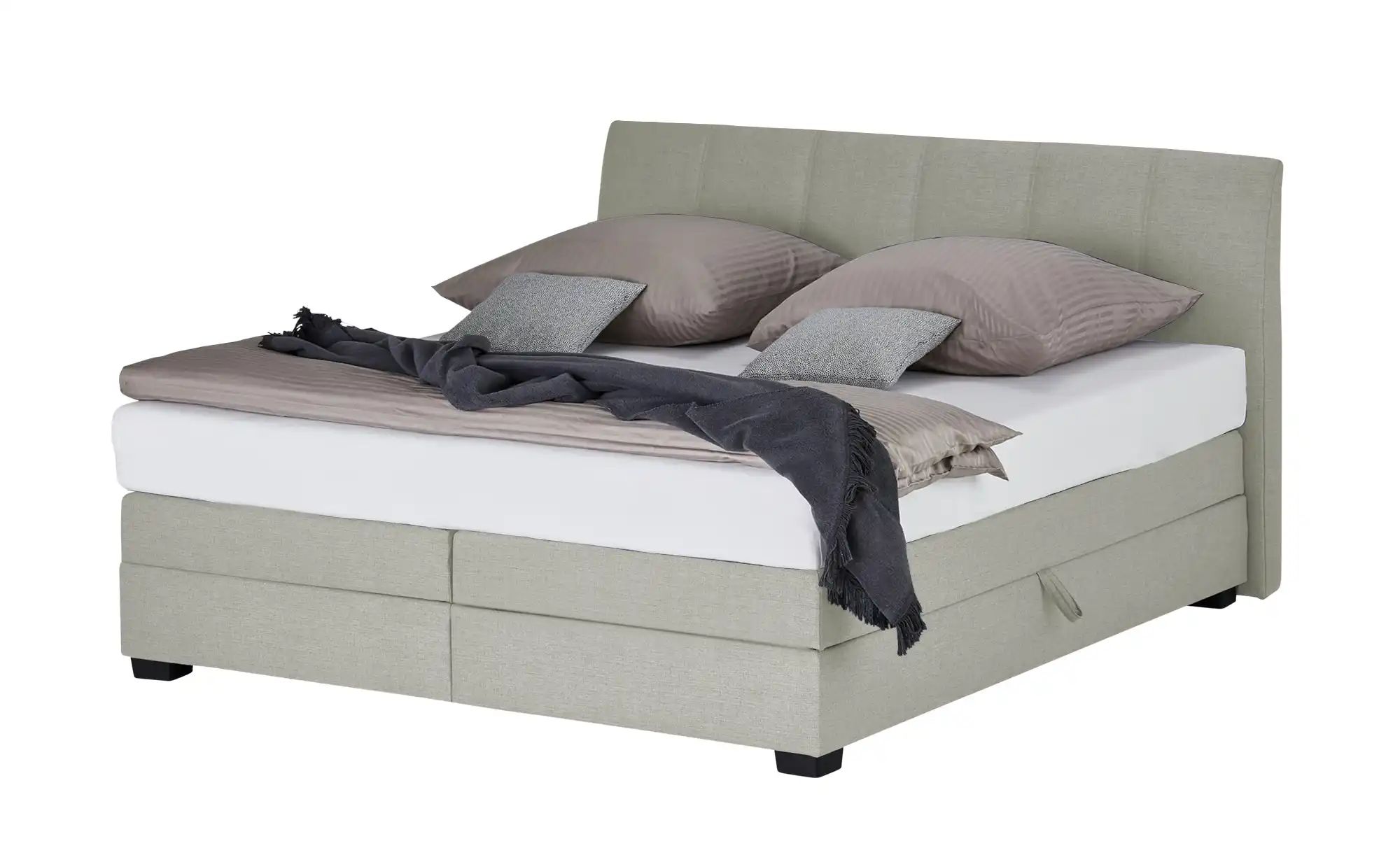 vanDoorn Boxspringbett  Chiara ¦ grau ¦ Maße (cm): B: 192 H: 107 Betten > B günstig online kaufen