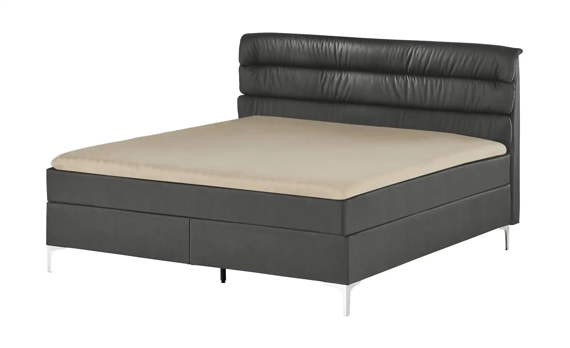 Boxspringbett  Lina ¦ grau ¦ Maße (cm): B: 168 H: 122 Betten > Boxspringbet günstig online kaufen