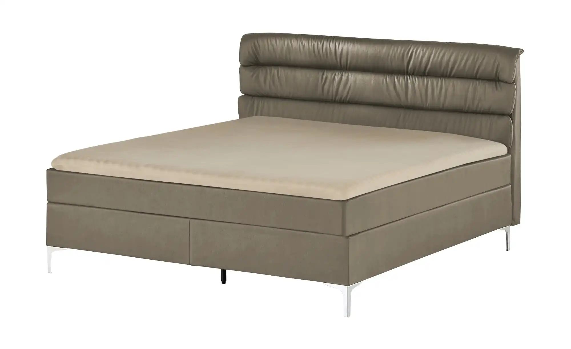 Boxspringbett  Lina ¦ beige ¦ Maße (cm): B: 148 H: 122 Betten > Einzelbette günstig online kaufen