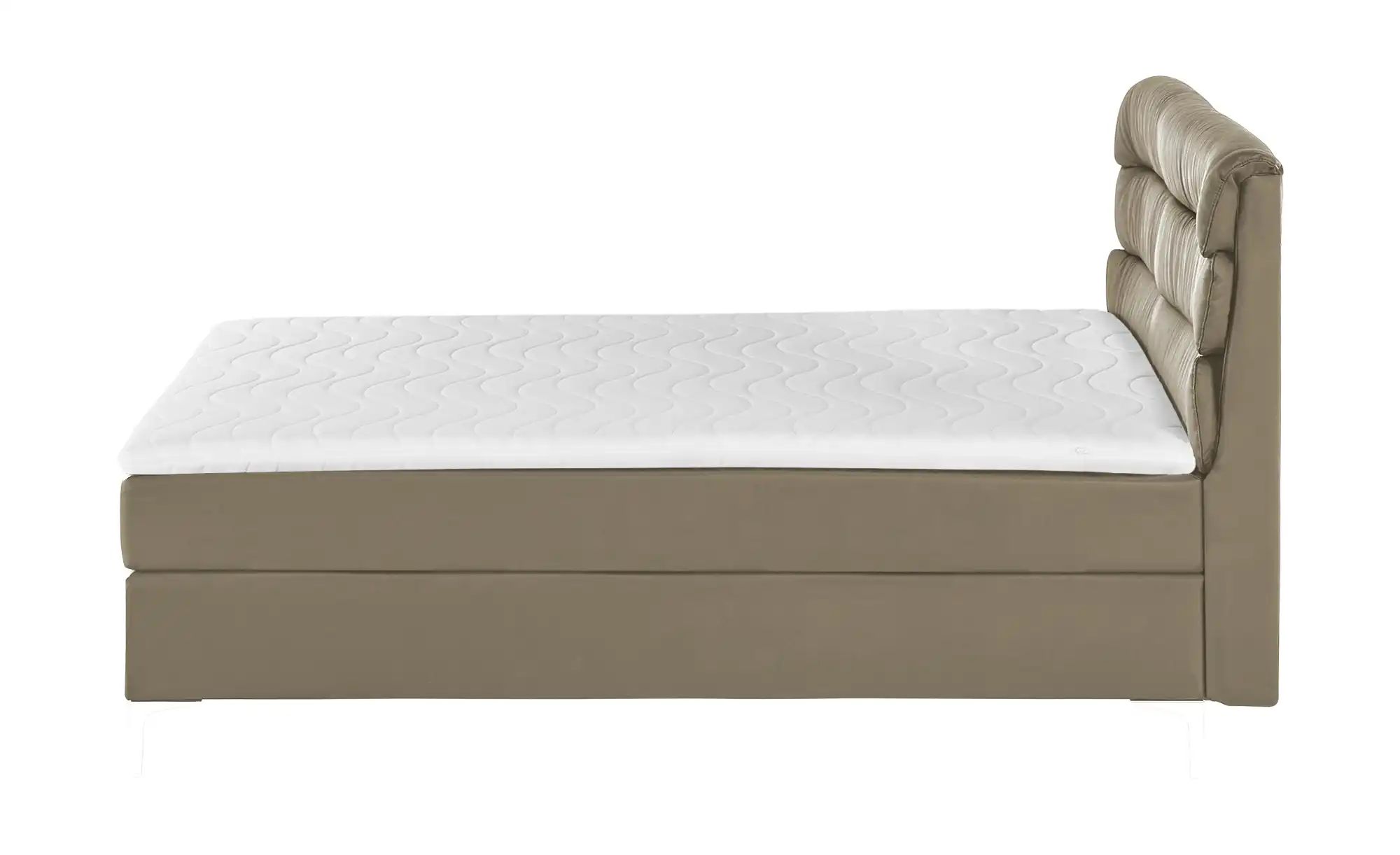 Boxspringbett  Lina ¦ beige ¦ Maße (cm): B: 168 H: 122 Betten > Boxspringbe günstig online kaufen