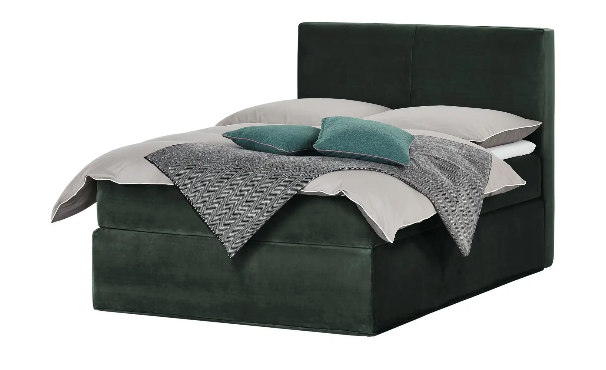 Boxi Boxspringbett 140 x 200 cm  Boxi Classic ¦ grün ¦ Maße (cm): B: 140 H: günstig online kaufen