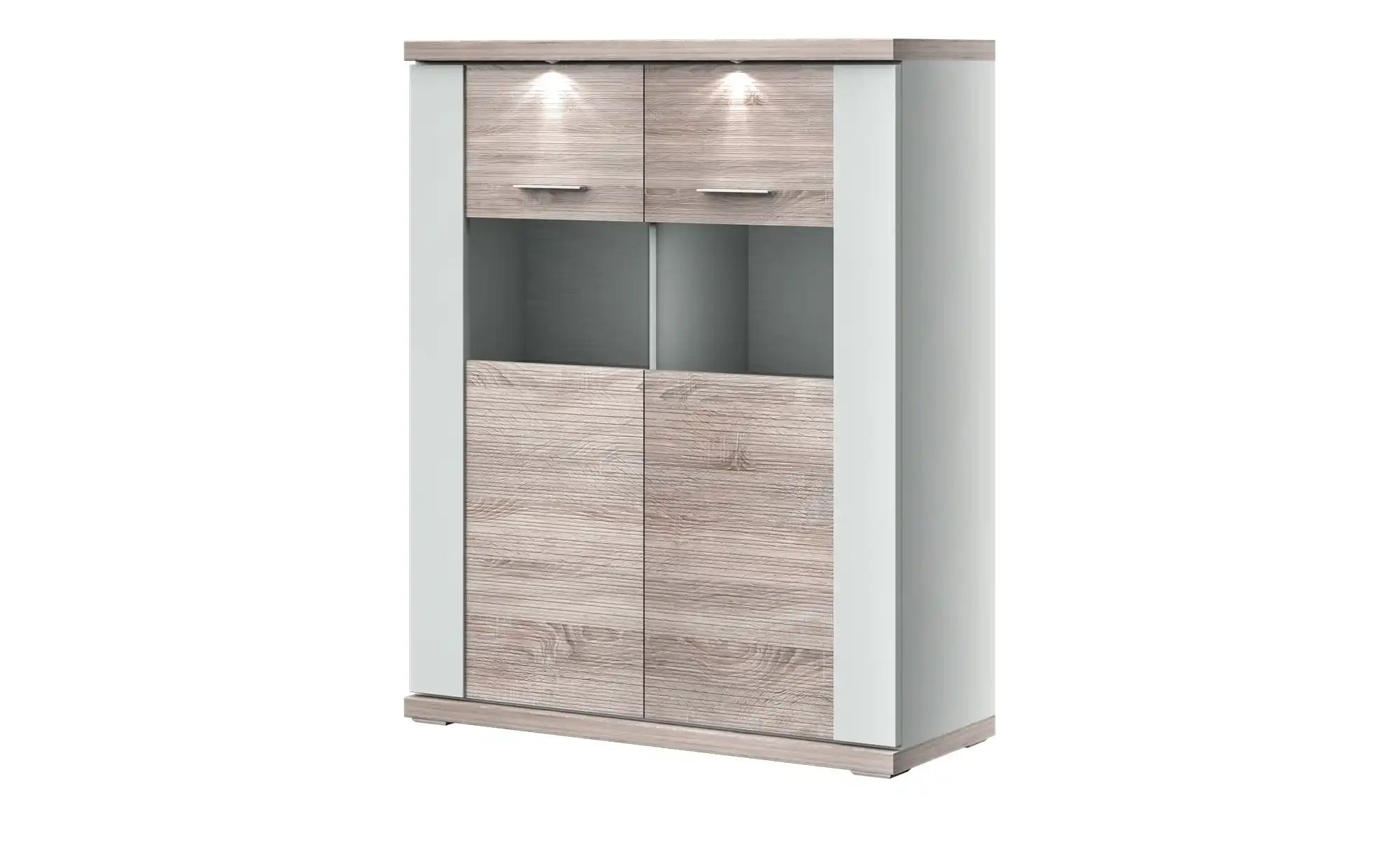 uno Highboard   Titan ¦ holzfarben ¦ Maße (cm): B: 106 H: 131 T: 42 Kommode günstig online kaufen