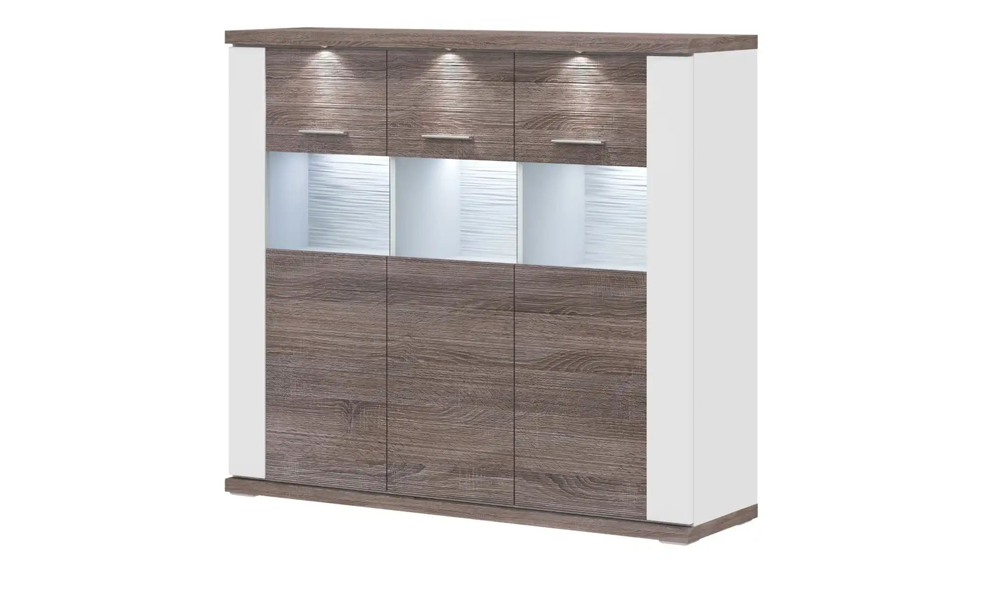 uno Highboard   Titan ¦ holzfarben ¦ Maße (cm): B: 146 H: 131 T: 42 Kommode günstig online kaufen