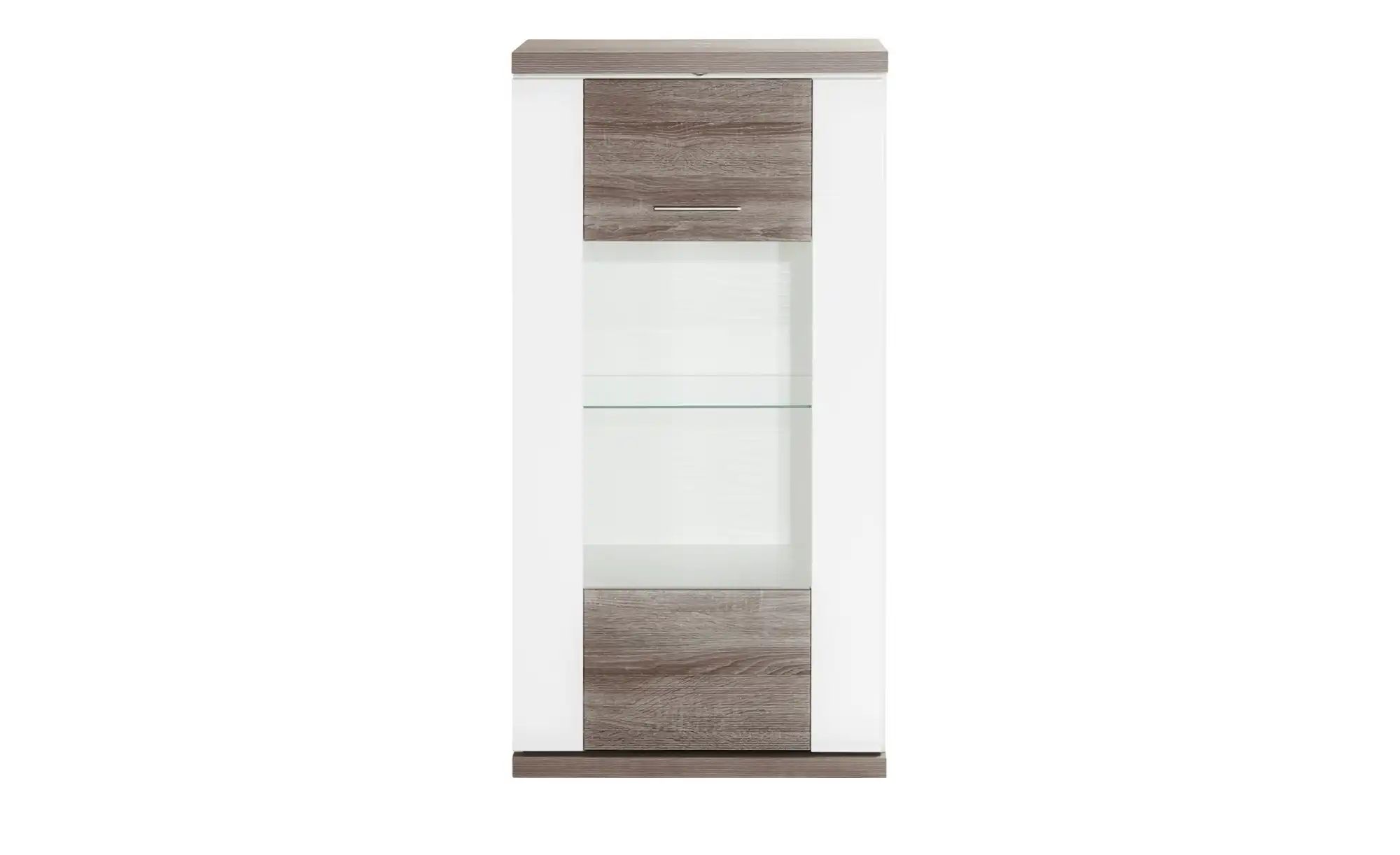 uno Vitrine   Titan ¦ holzfarben ¦ Maße (cm): B: 66 H: 131 T: 42 Schränke > günstig online kaufen