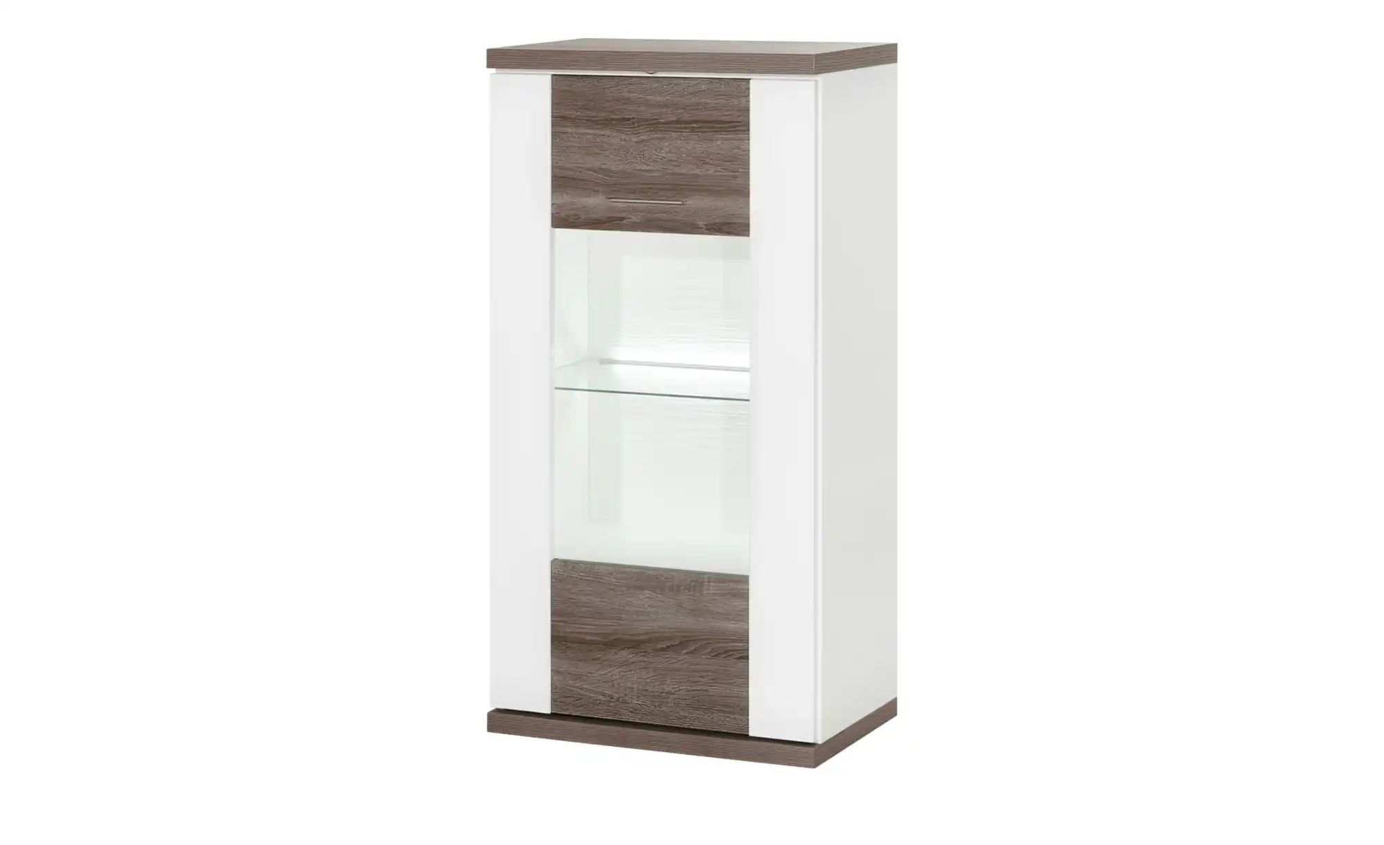 uno Vitrine   Titan ¦ holzfarben ¦ Maße (cm): B: 66 H: 131 T: 42 Schränke > günstig online kaufen