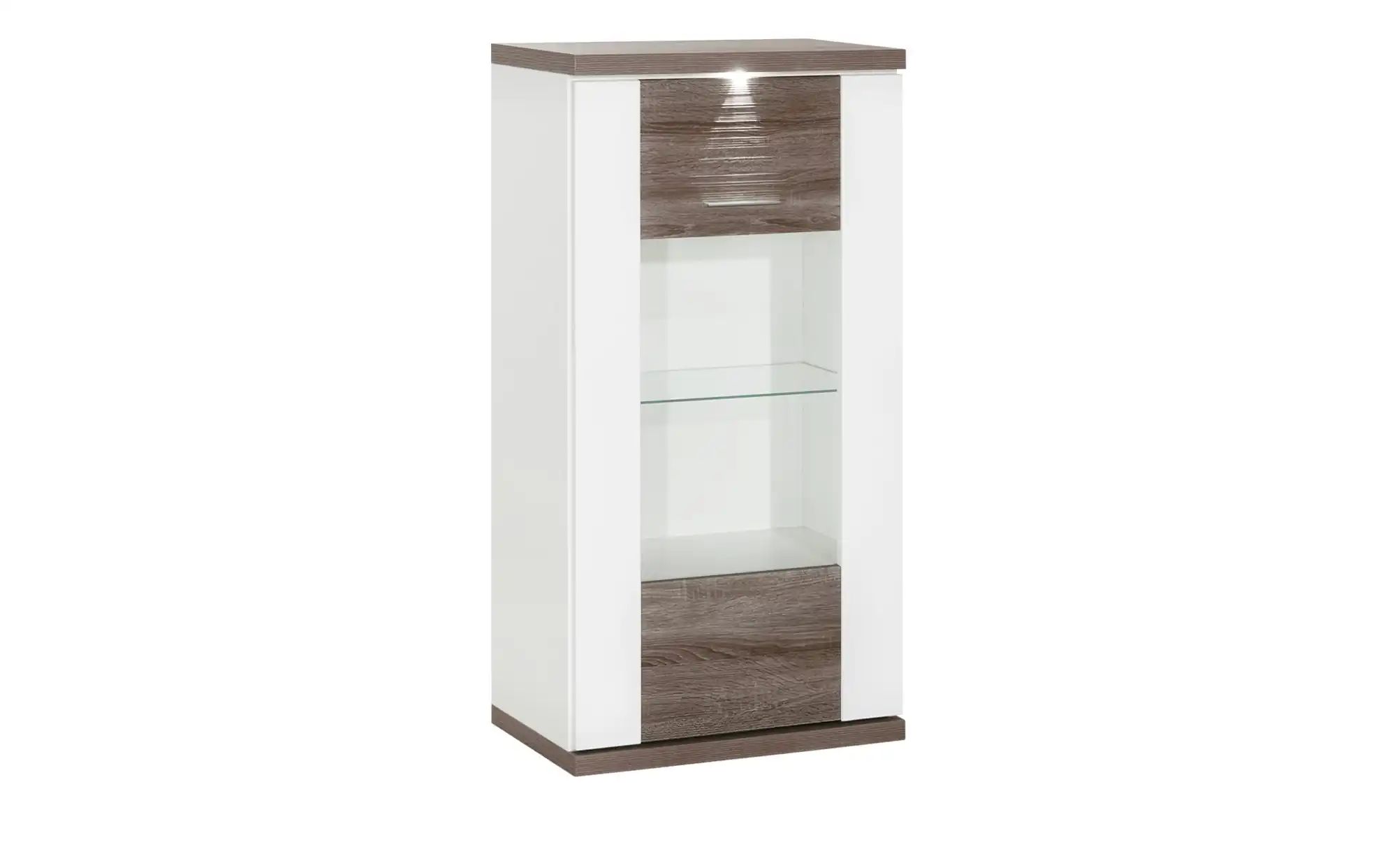 uno Vitrine   Titan ¦ holzfarben ¦ Maße (cm): B: 66 H: 131 T: 42 Schränke > günstig online kaufen