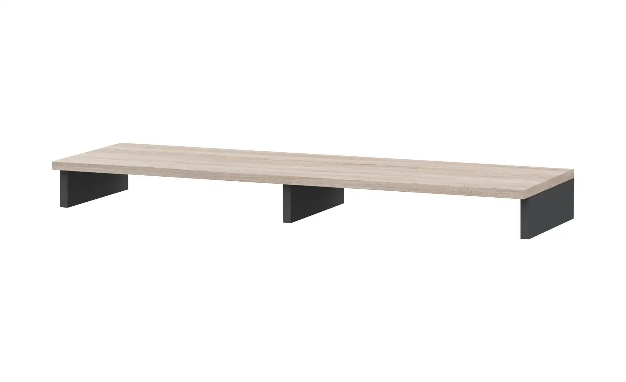 uno TV-Brücke  Onyx ¦ Maße (cm): B: 125 H: 13 T: 38 TV- & Media Möbel > TV-Racks - Höffner