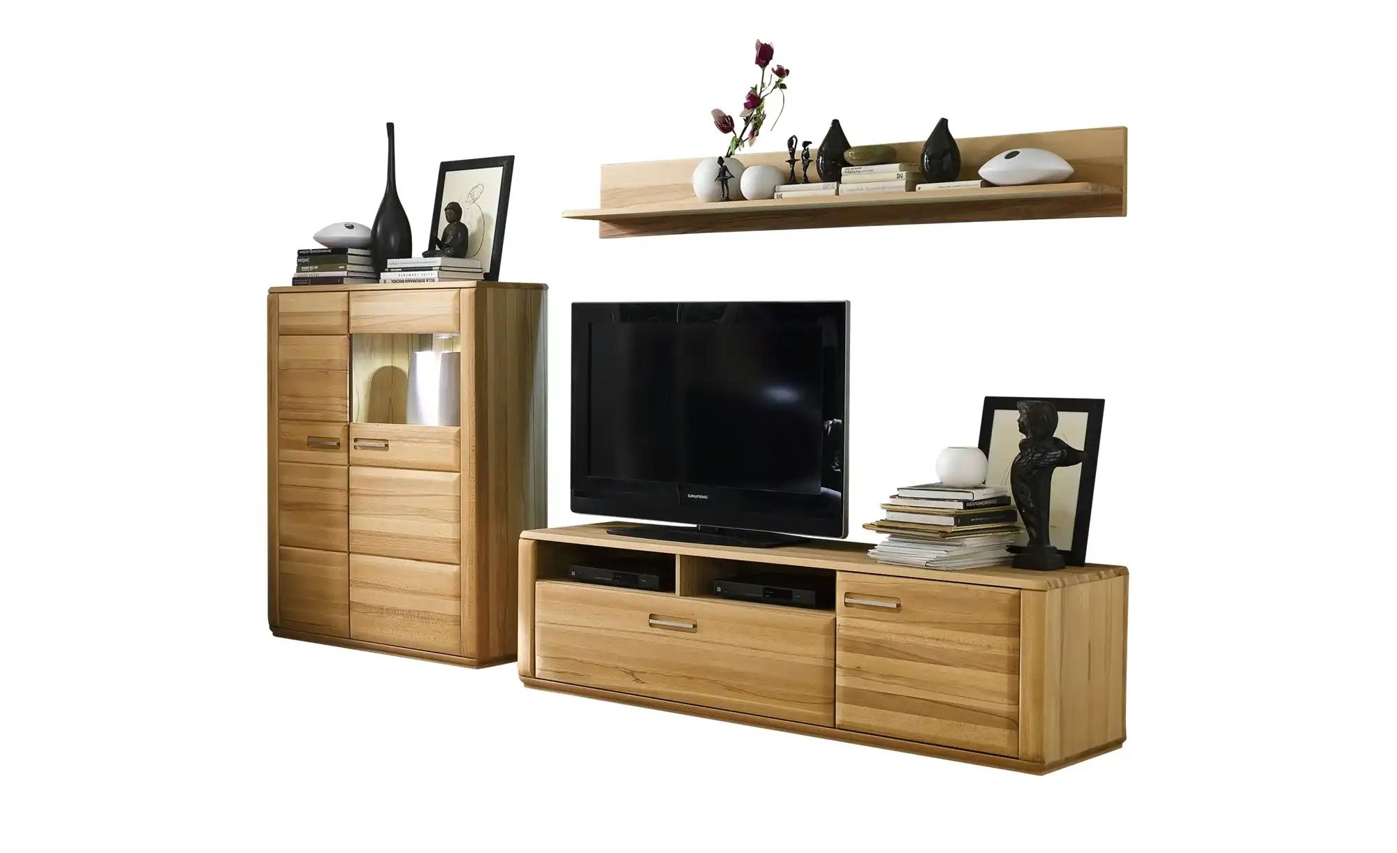 Woodford Wohnwand   Dio ¦ holzfarben ¦ Maße (cm): B: 286 H: 176 T: 51.0 Kom günstig online kaufen