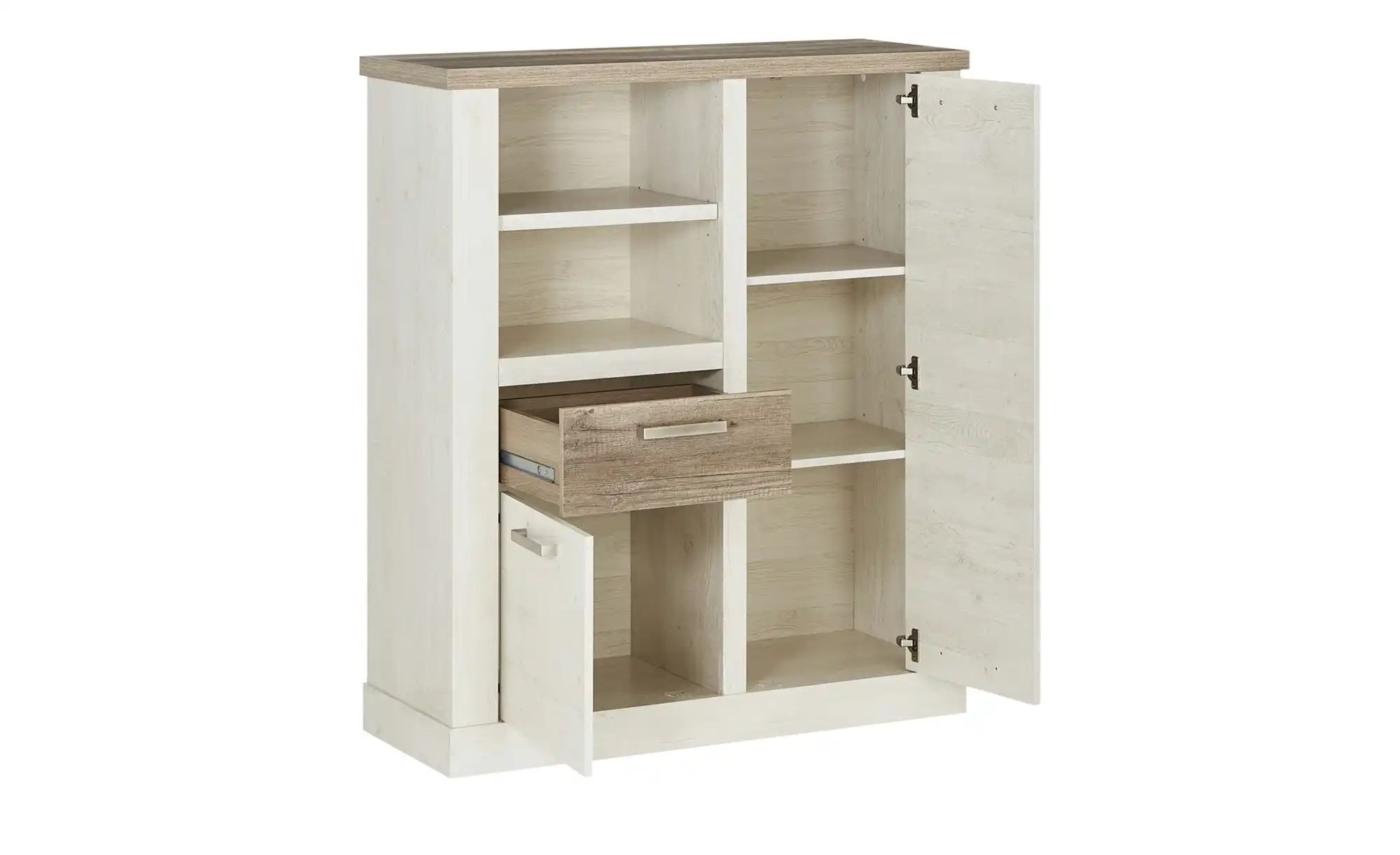 Highboard  Viareggio ¦ weiß ¦ Maße (cm): B: 109,8 H: 128,3 T: 41,3 Kommoden günstig online kaufen