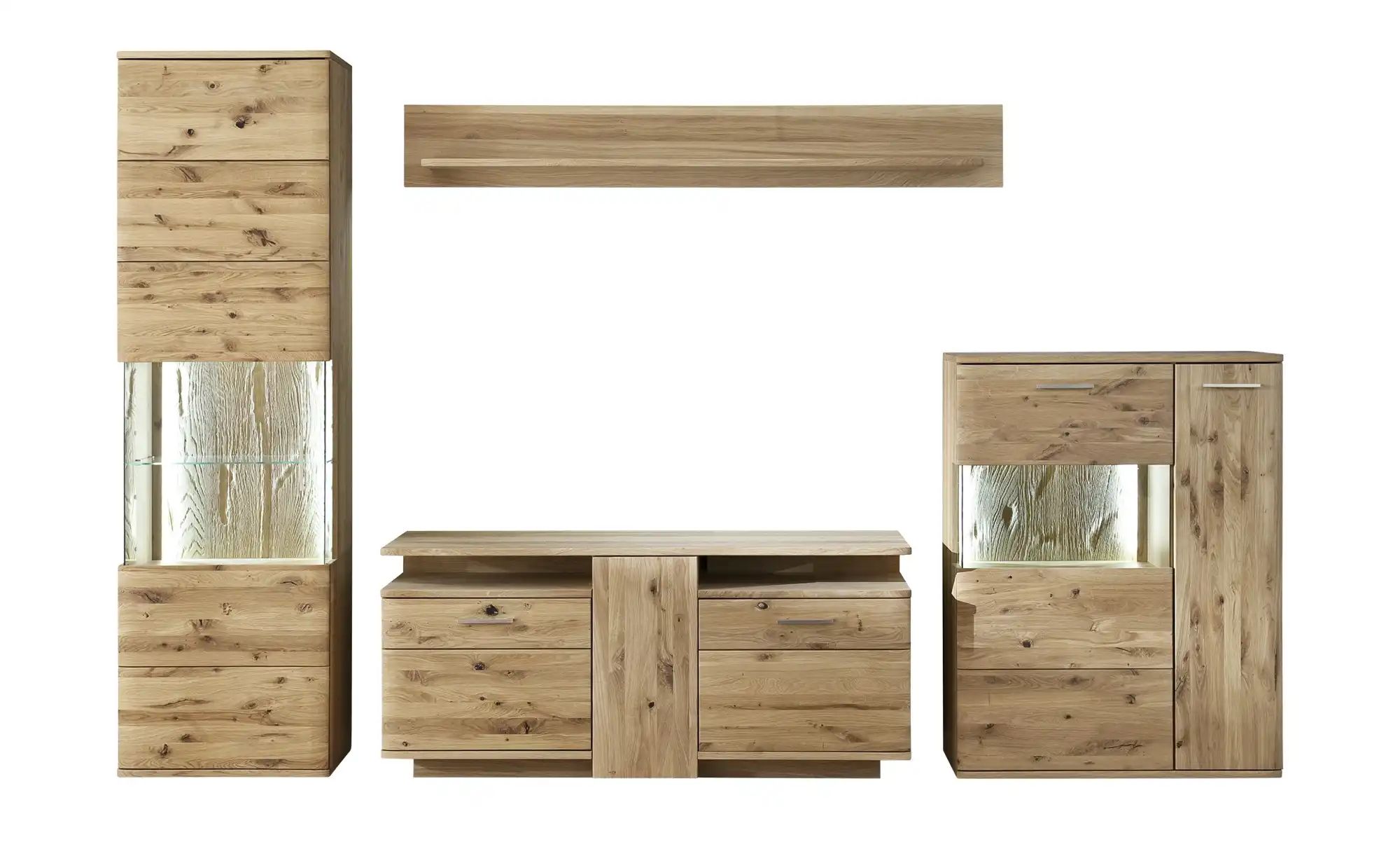 Woodford Wohnwand  Astoria ¦ holzfarben ¦ Maße (cm): B: 300 H: 208 T: 45 Wo günstig online kaufen