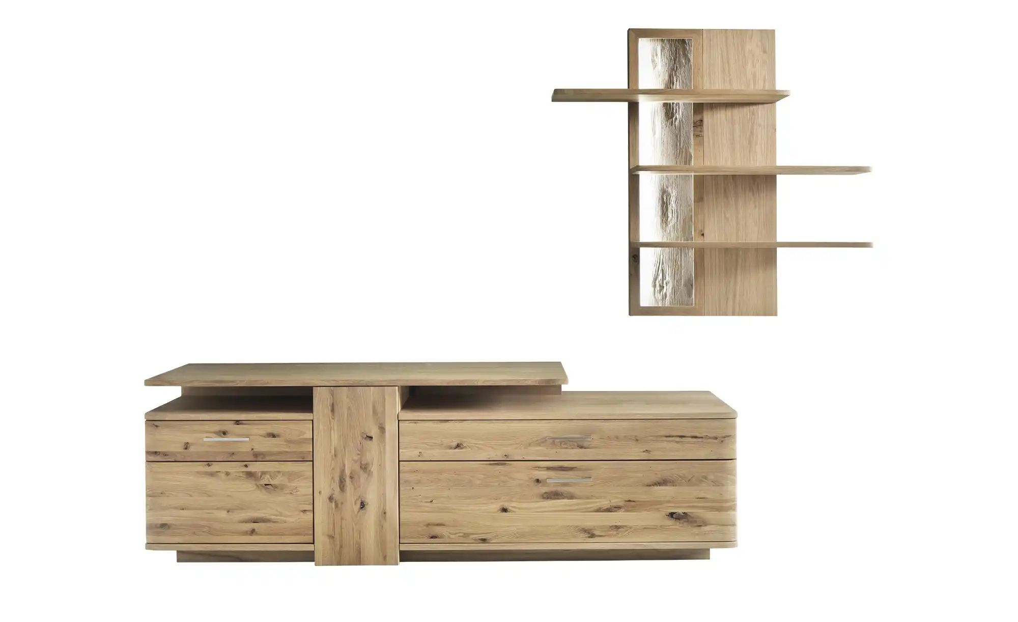 Woodford Wohnwand  Astoria ¦ holzfarben ¦ Maße (cm): B: 320 H: 208 T: 45.0 günstig online kaufen