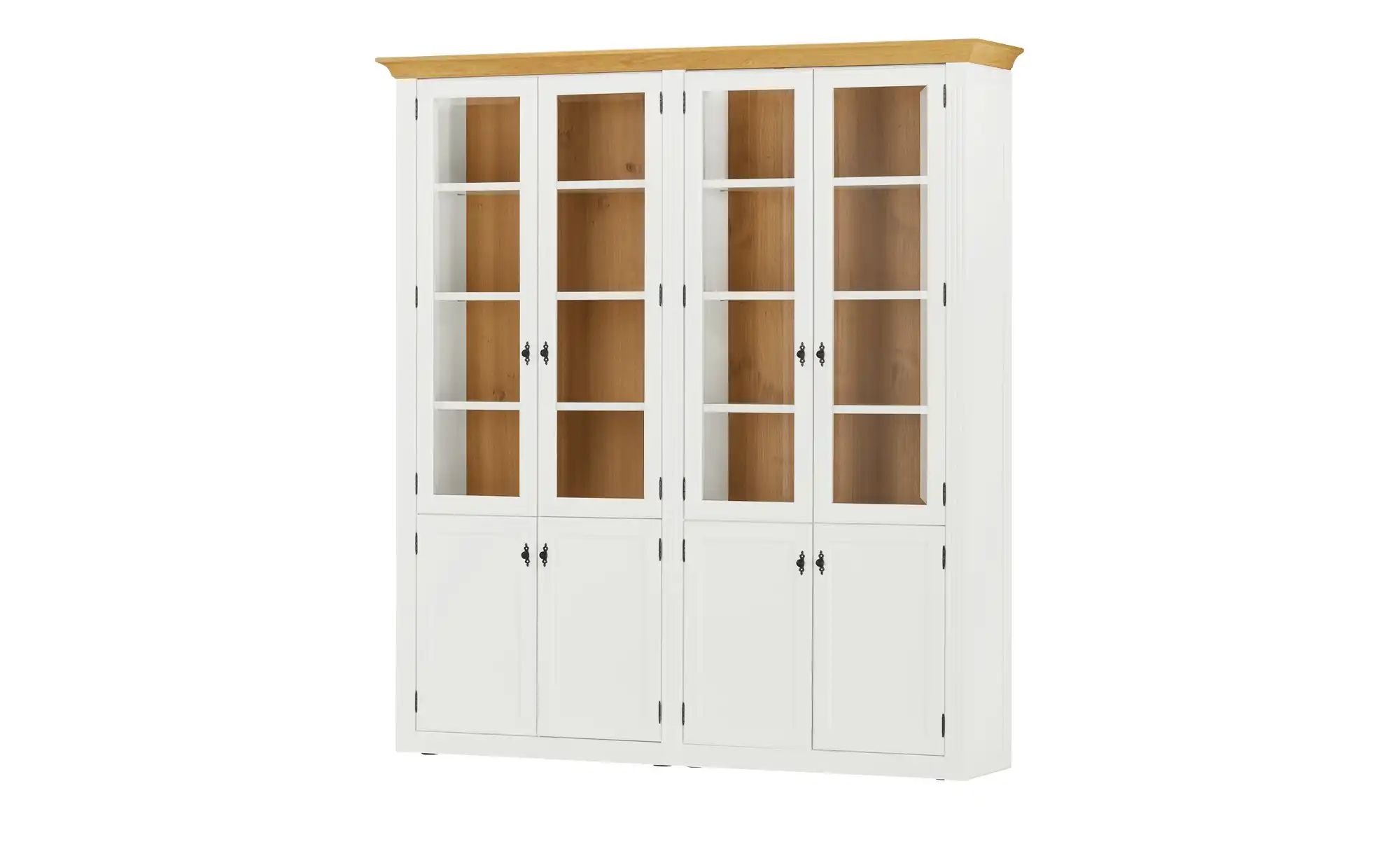 maison bleue Vitrine Petit Chalet ¦ holzfarben ¦ Maße (cm): B: 208 H: 226 T: 44.0 Schränke > Vitrinen - Höffner