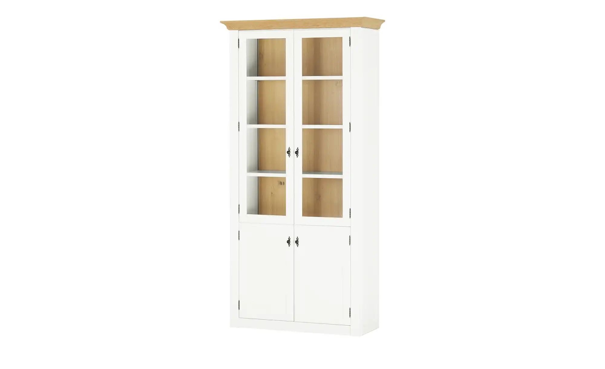 maison bleue Vitrine Petit Chalet ¦ holzfarben ¦ Maße (cm): B: 113 H: 226 T: 44.0 Schränke > Vitrinen - Höffner