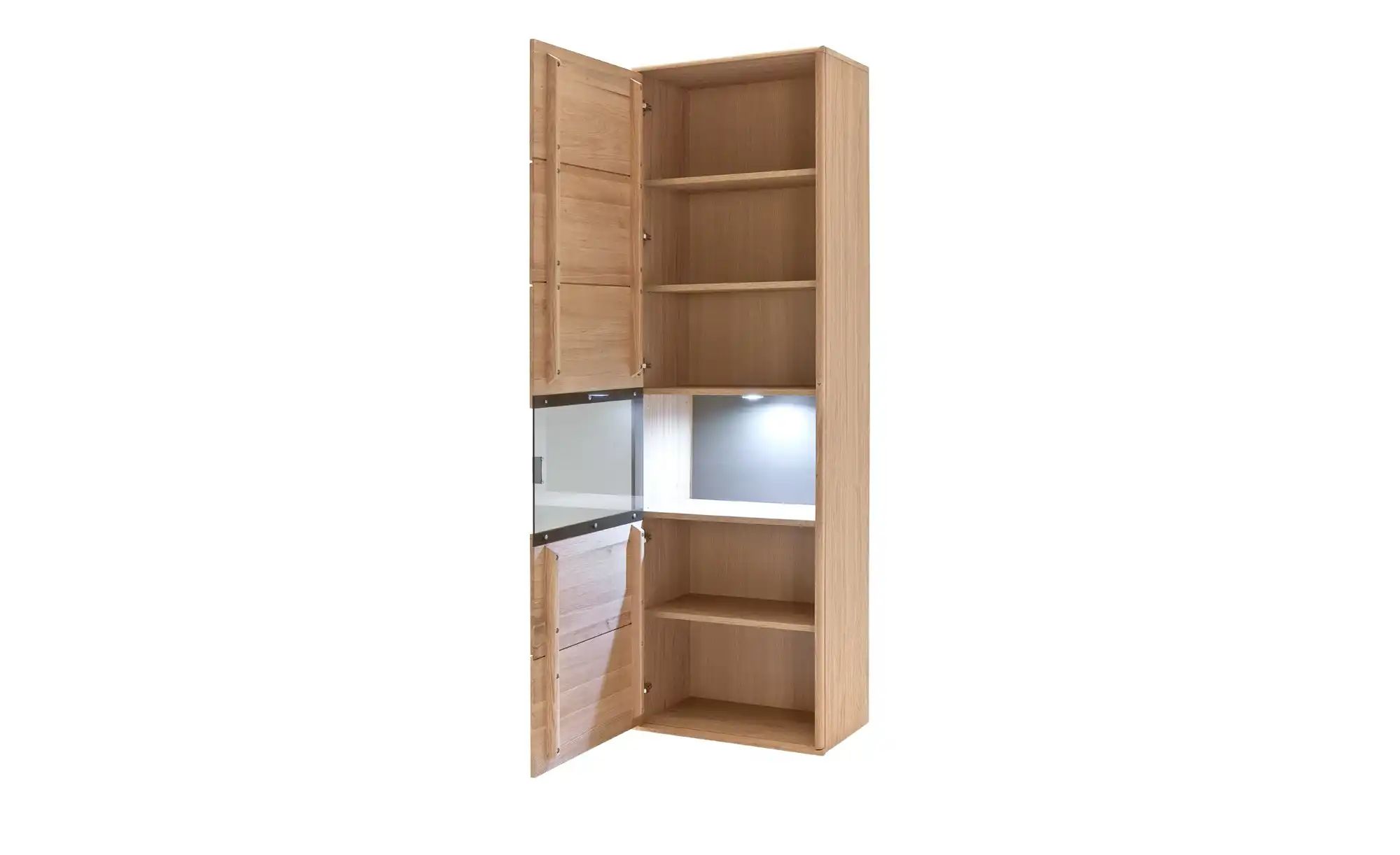 MCA furniture Vitrine Vitrine Tarragona (R), Eiche Bianco, LED Beleuchtung günstig online kaufen