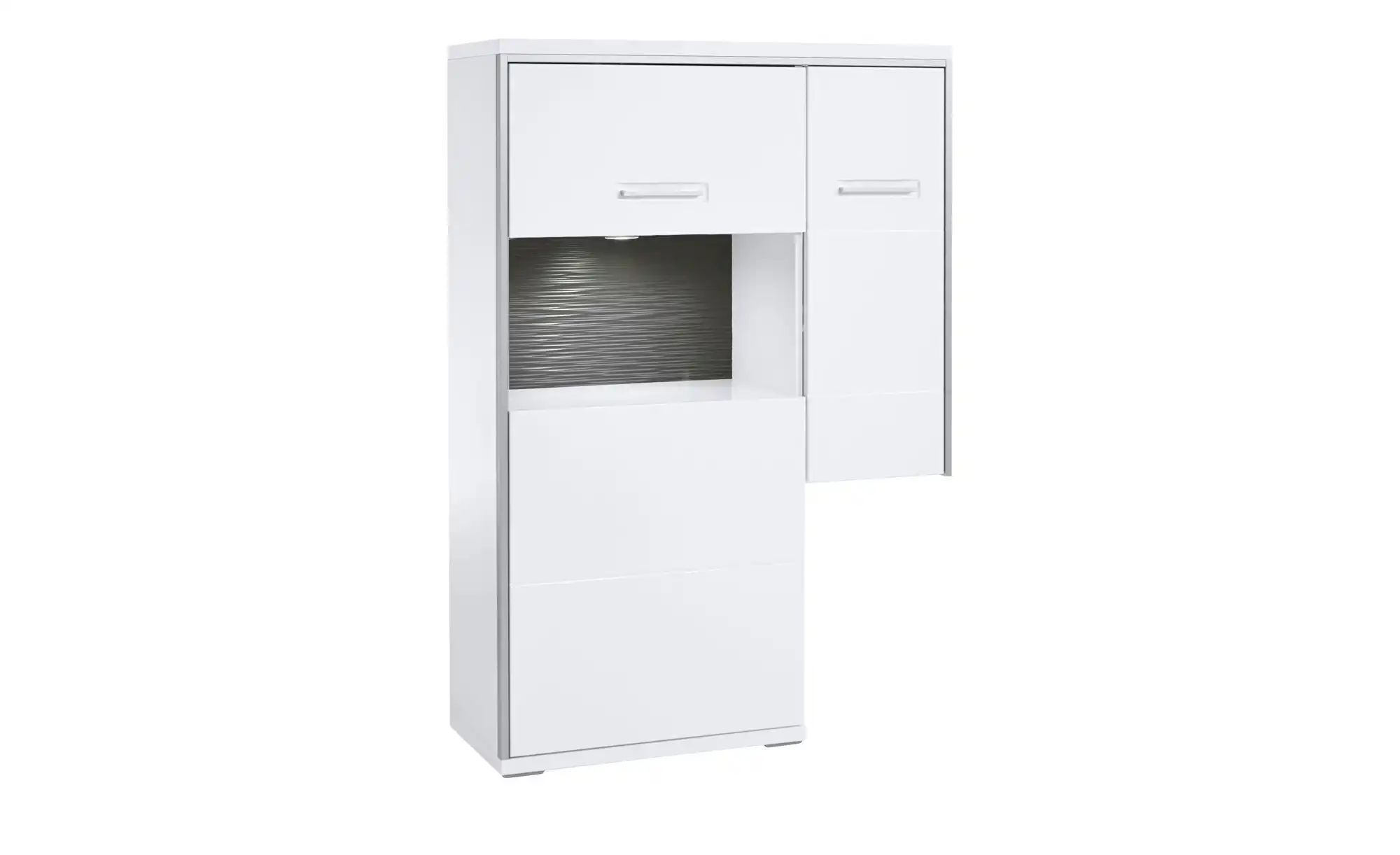 uno Anstell-Highboard  Setto  weiß  Maße (cm): B: 94 H: 137 T: 38.0 | 04027207073039