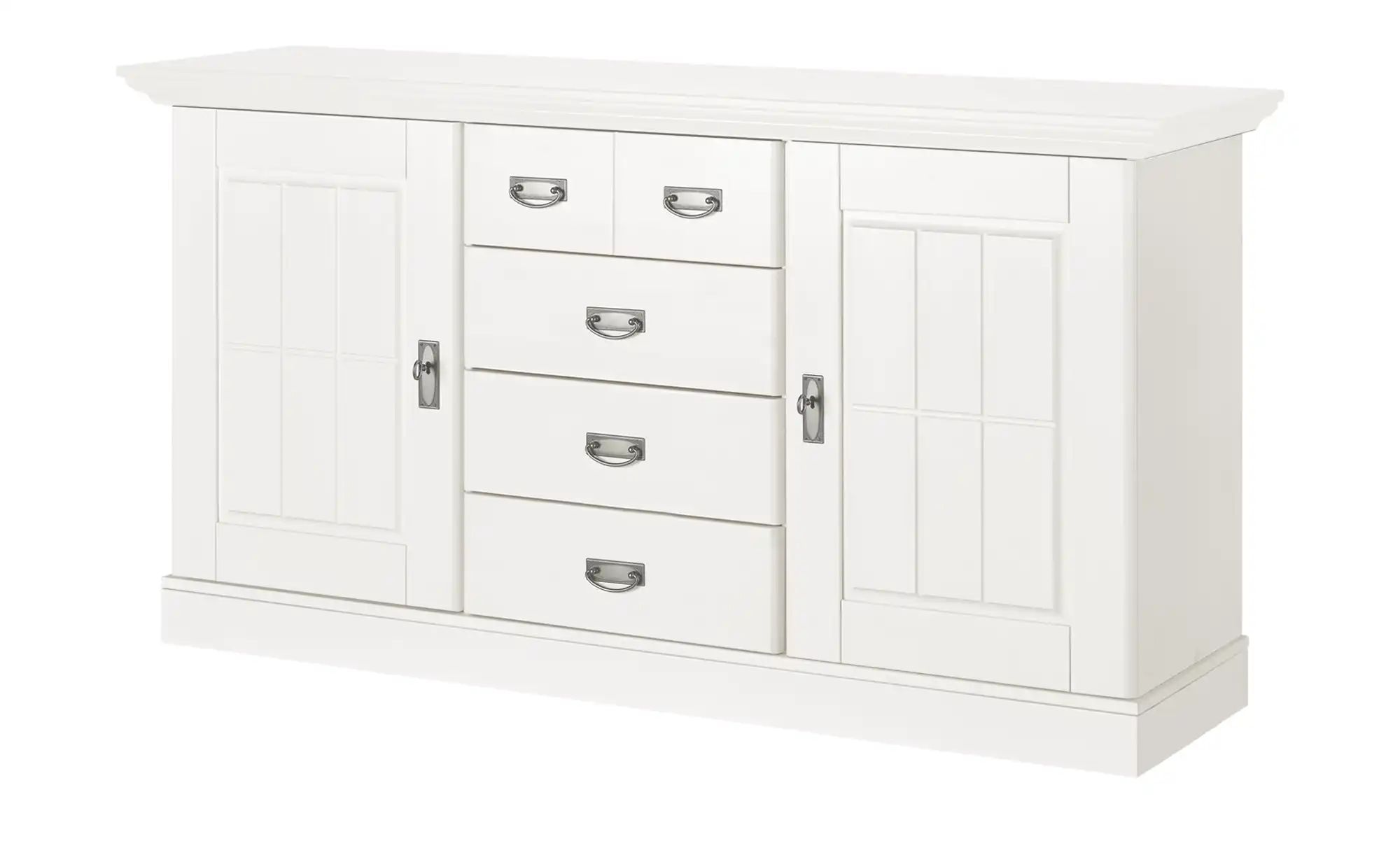 maison bleue Sideboard  Florian ¦ weiß ¦ Maße (cm): B: 171,3 H: 90,1 T: 48 günstig online kaufen