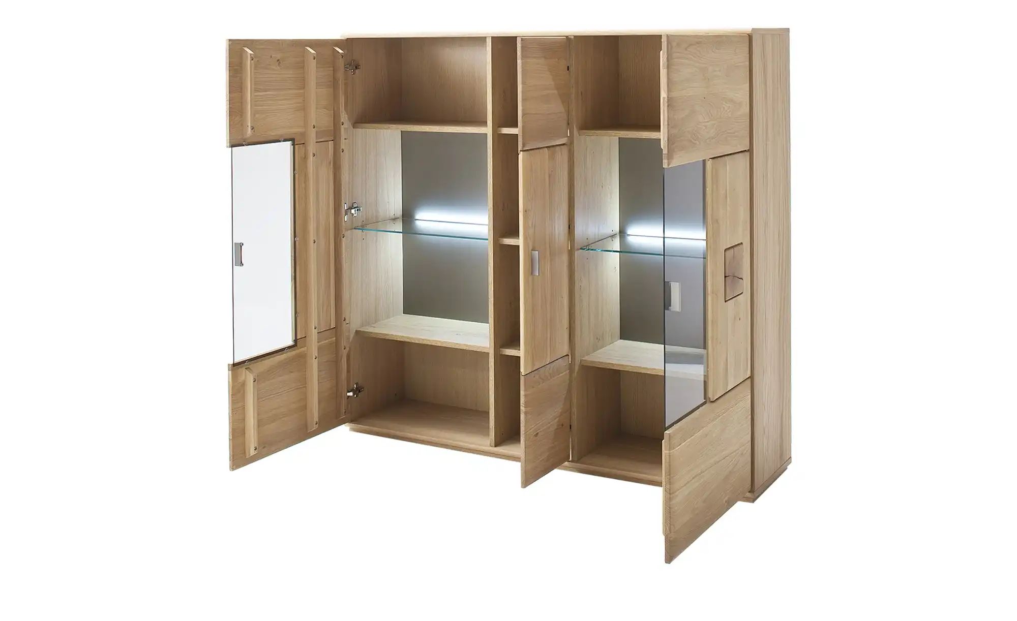 Thumbnail - Woodford Highboard Loggia ¦ holzfarben ¦ Maße (cm): B: 150 H: 141 T: 38.0 Kommoden & Sideboards > Highboards - Höffner