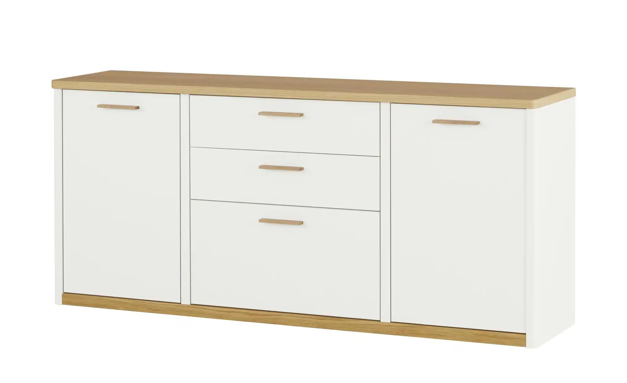 Wohnwert Sideboard  Libro plus ¦ weiß ¦ Maße (cm): B: 143 H: 78 T: 41 Kommo günstig online kaufen