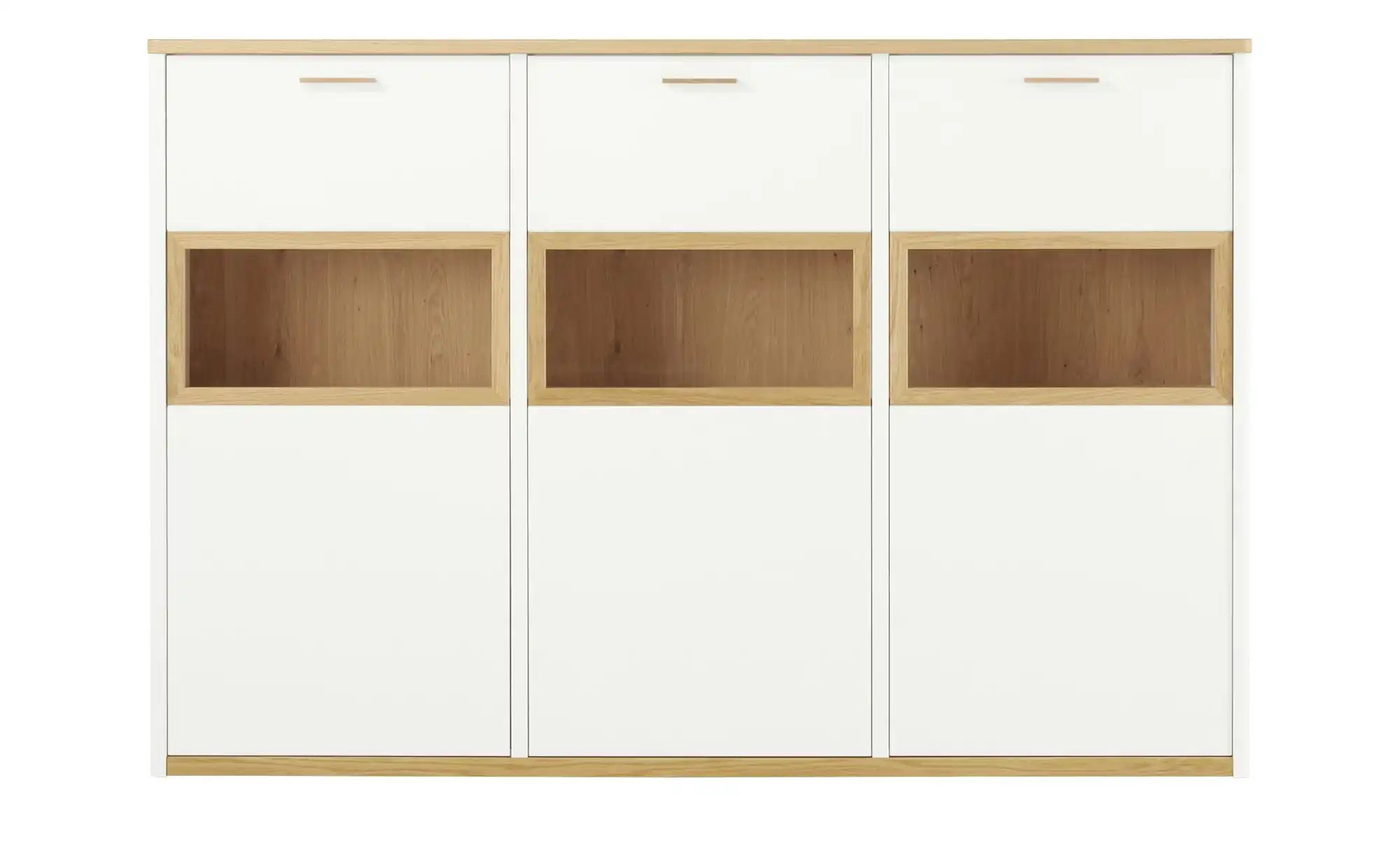 Thumbnail - Wohnwert Highboard Libro Plus ¦ weiß ¦ Maße (cm): B: 221 H: 148 T: 41.0 Kommoden & Sideboards > Highboards - Höffner